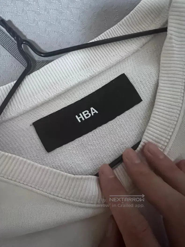 Hood By Air Hood By Air Long Sleeve White Sweatshirt. Size US L / EU 52-54 / 3 - 3 Thumbnail