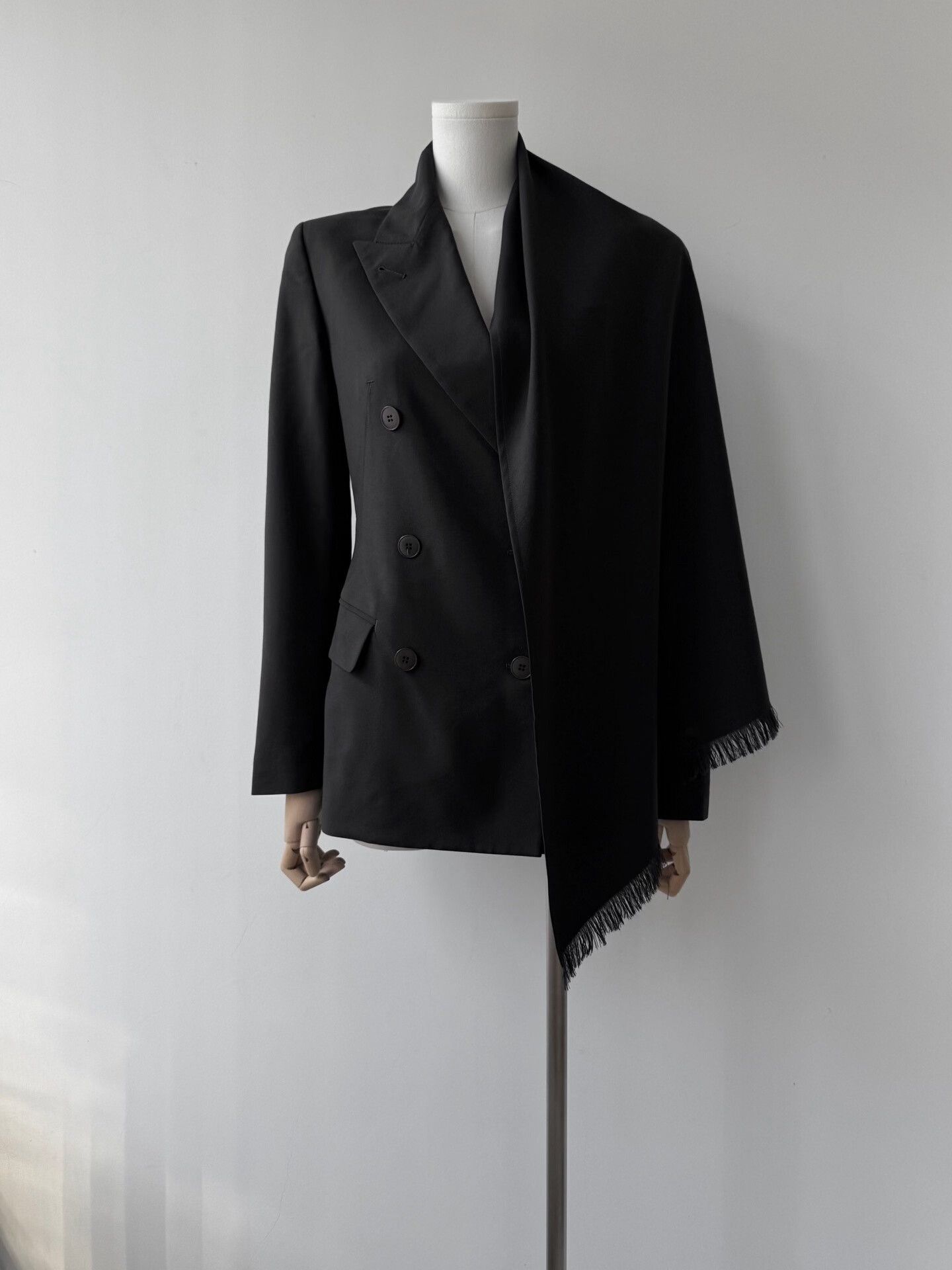 Jean Paul Gaultier Jean Paul Gaultier Black Wool Blazer Size S / US 4 / IT 40 - 1 Thumbnail