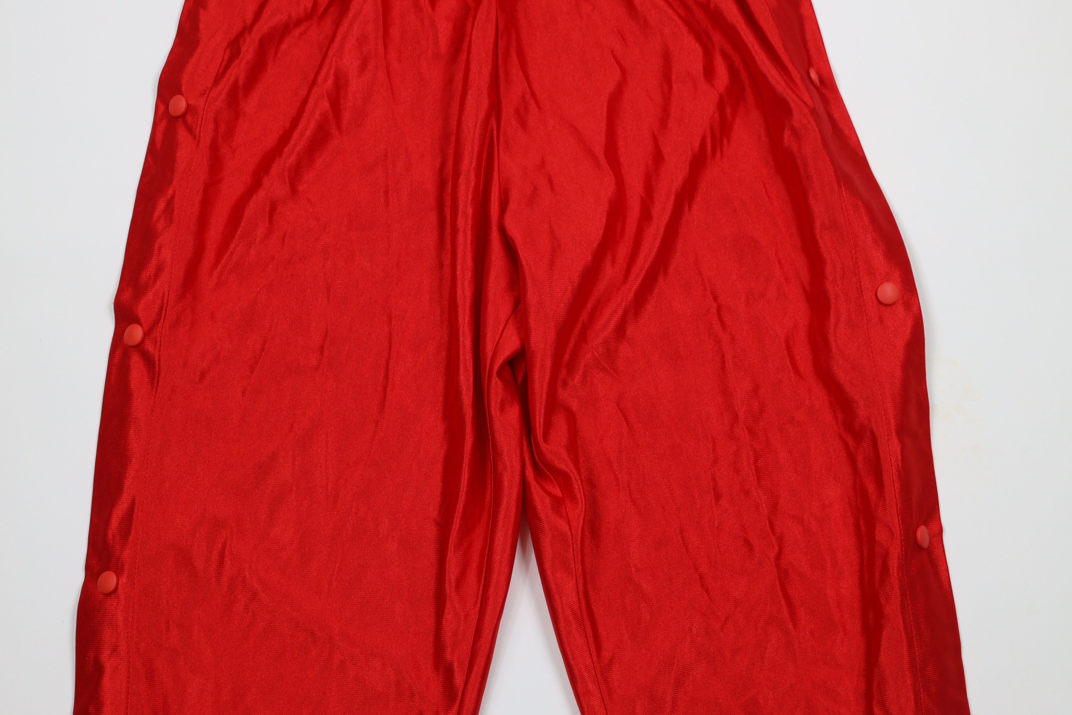 Vintage Vintage 90s Streetwear Silky Polyester Tearaway Pants Red Size US 34 / EU 50 - 3 Thumbnail