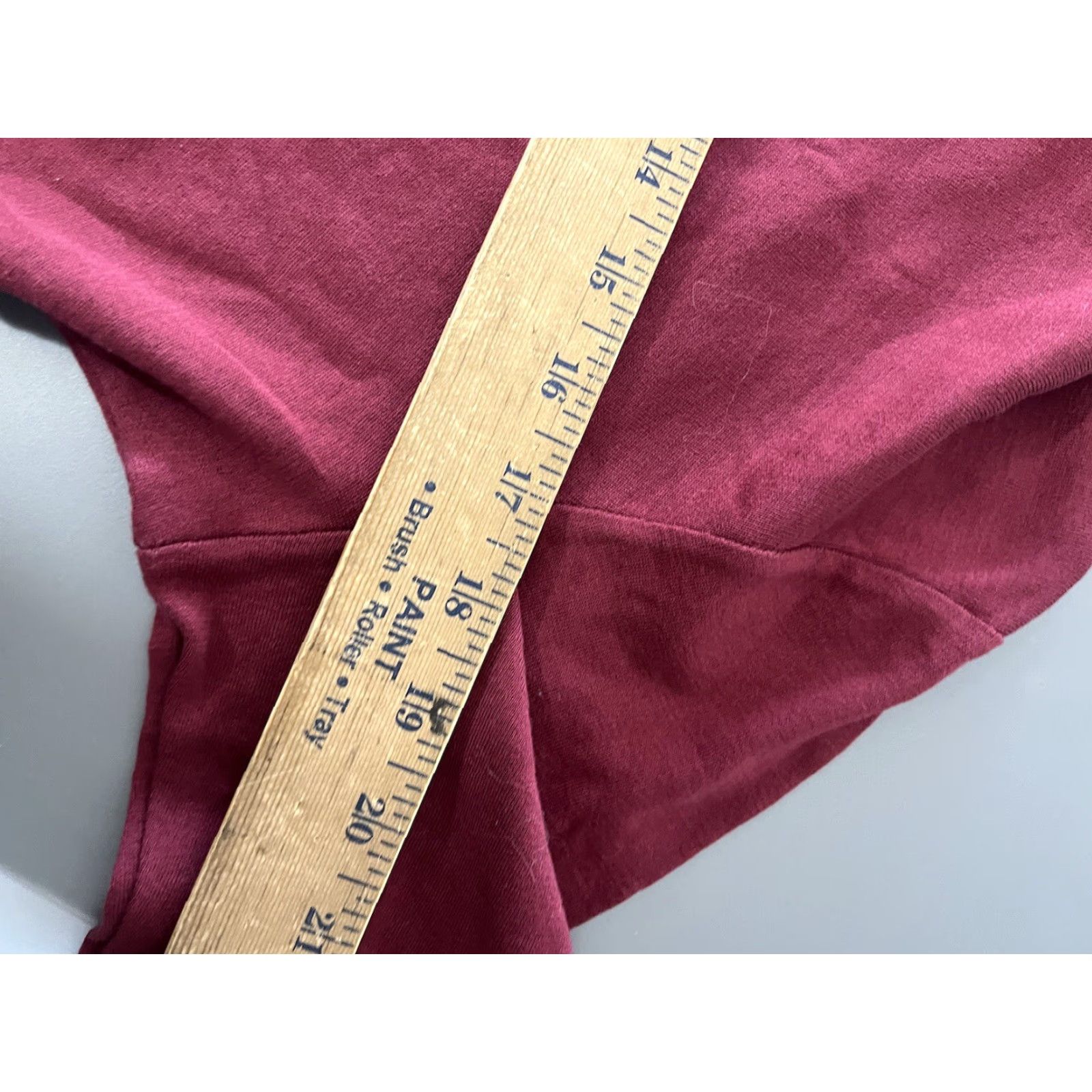 Brooks Brothers Vintage Brooks Brothers Women's Sweater L Turtleneck Cotton Maroon Pullover 90s US Department Size L / US 10 / IT 46 - 6 Thumbnail