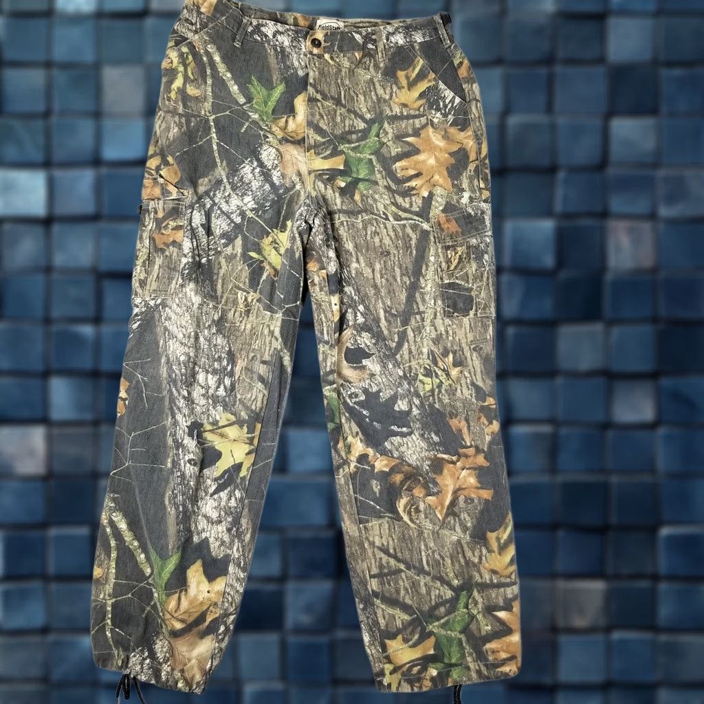 Vintage Mossy Oak FieldStaff Pants Mens XL Cargo Adjustable Hunting 38x33 Camouflage Mossy Oak Size US 38 / EU 54 - 1 Thumbnail