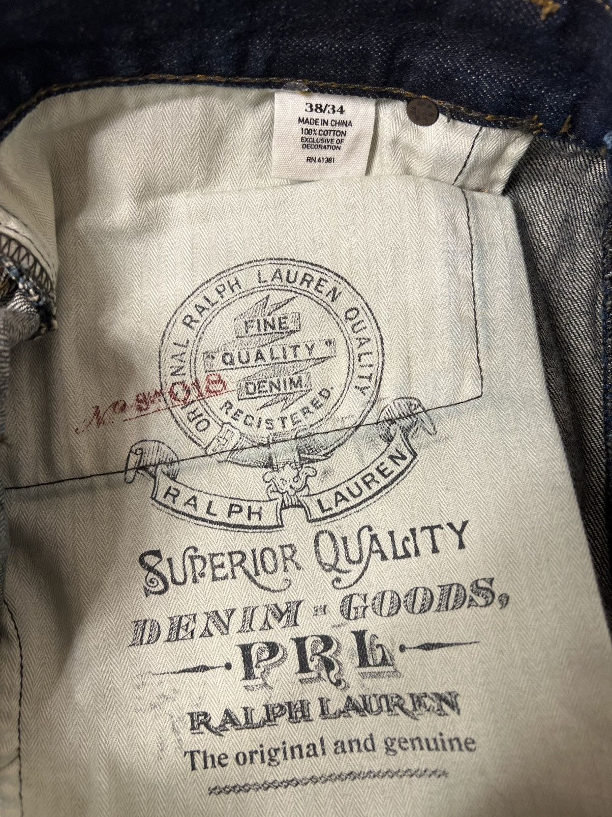 Polo Ralph Lauren Vintage Polo Ralph Lauren 018 Slim Straight Jeans 38x34 NWT Size US 38 / EU 54 - 8 Thumbnail