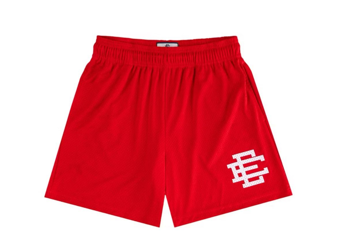 Eric Emanuel Eric Emanuel EE red w white shorts medium Size US 30 / EU 46 - 1 Thumbnail