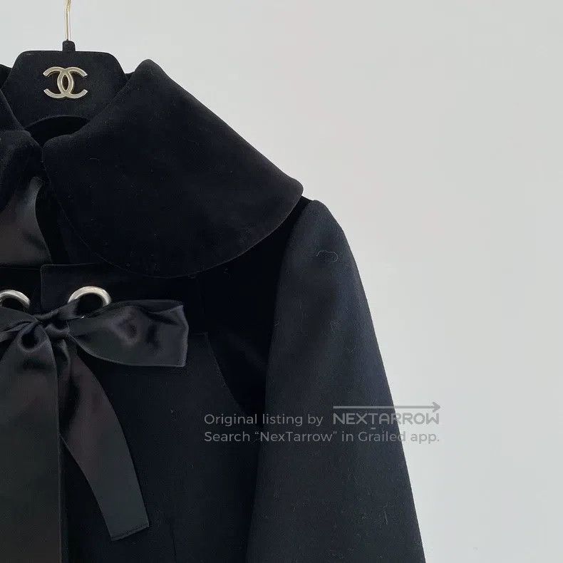 Alexander McQueen Alexander Mcqueen Black tweed coat Size XS / US 0-2 / IT 36-38 - 3 Thumbnail