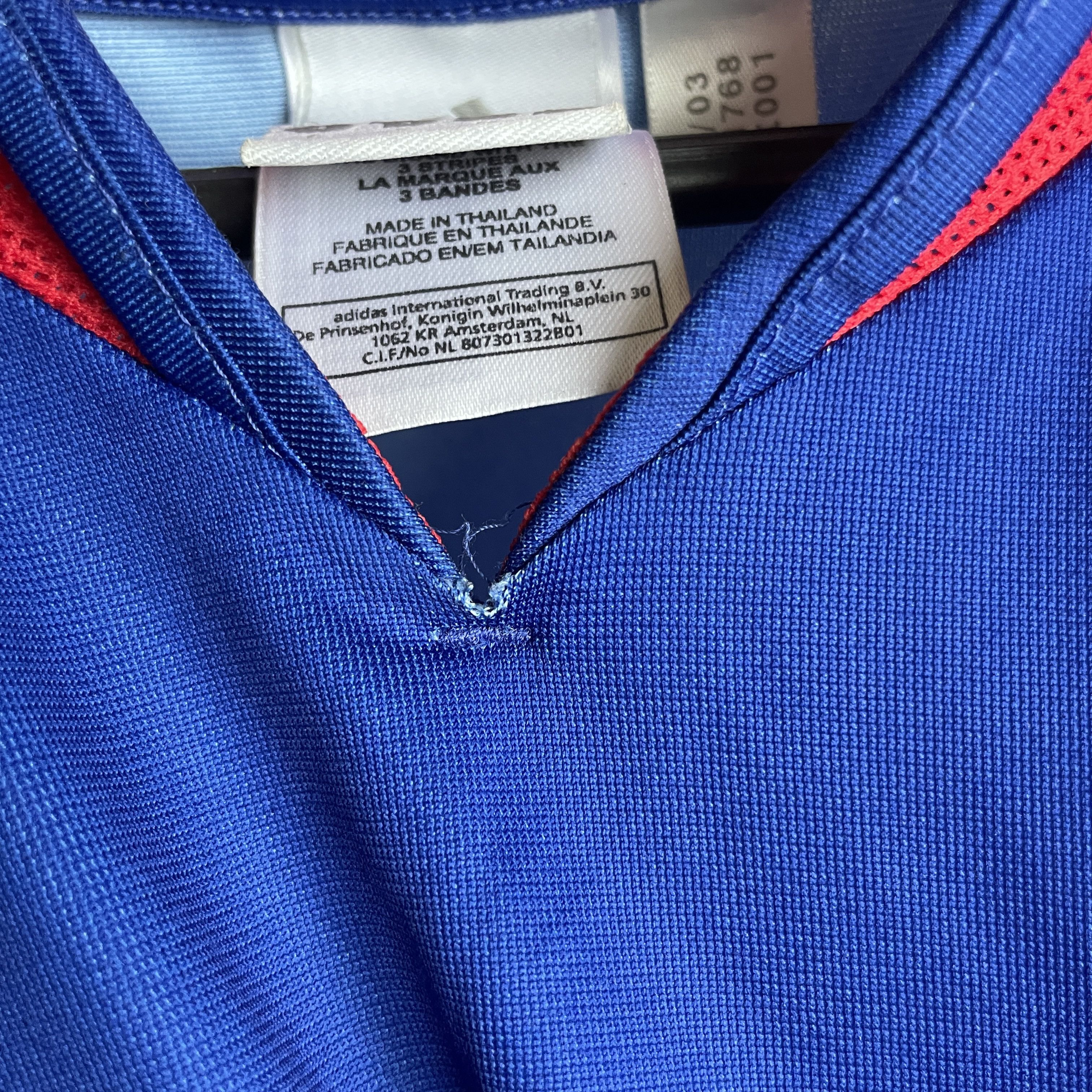 Adidas France National Team 2004-06 Home Jersey Size S Size US S / EU 44-46 / 1 - 5 Thumbnail