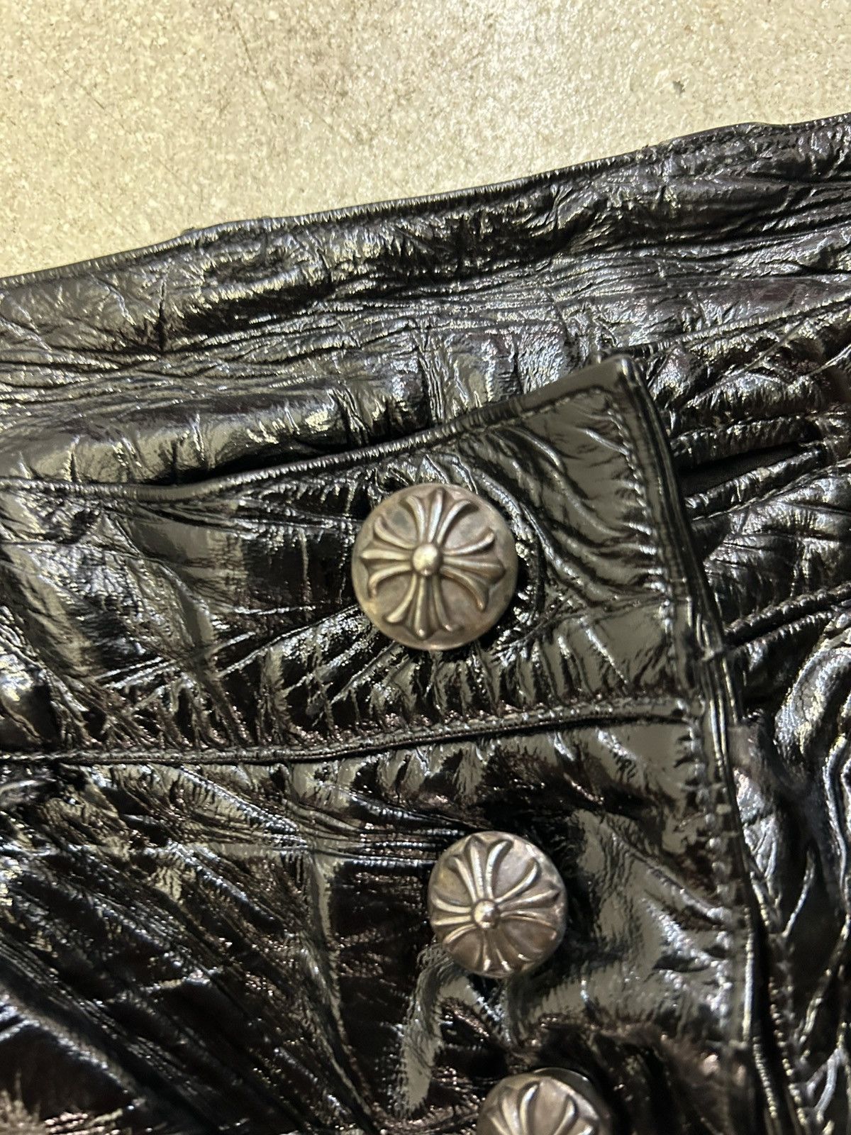 Chrome Hearts Chrome Hearts Vintage Flooded Fleur Knee Pants Size US 26 / EU 42 - 17 Thumbnail
