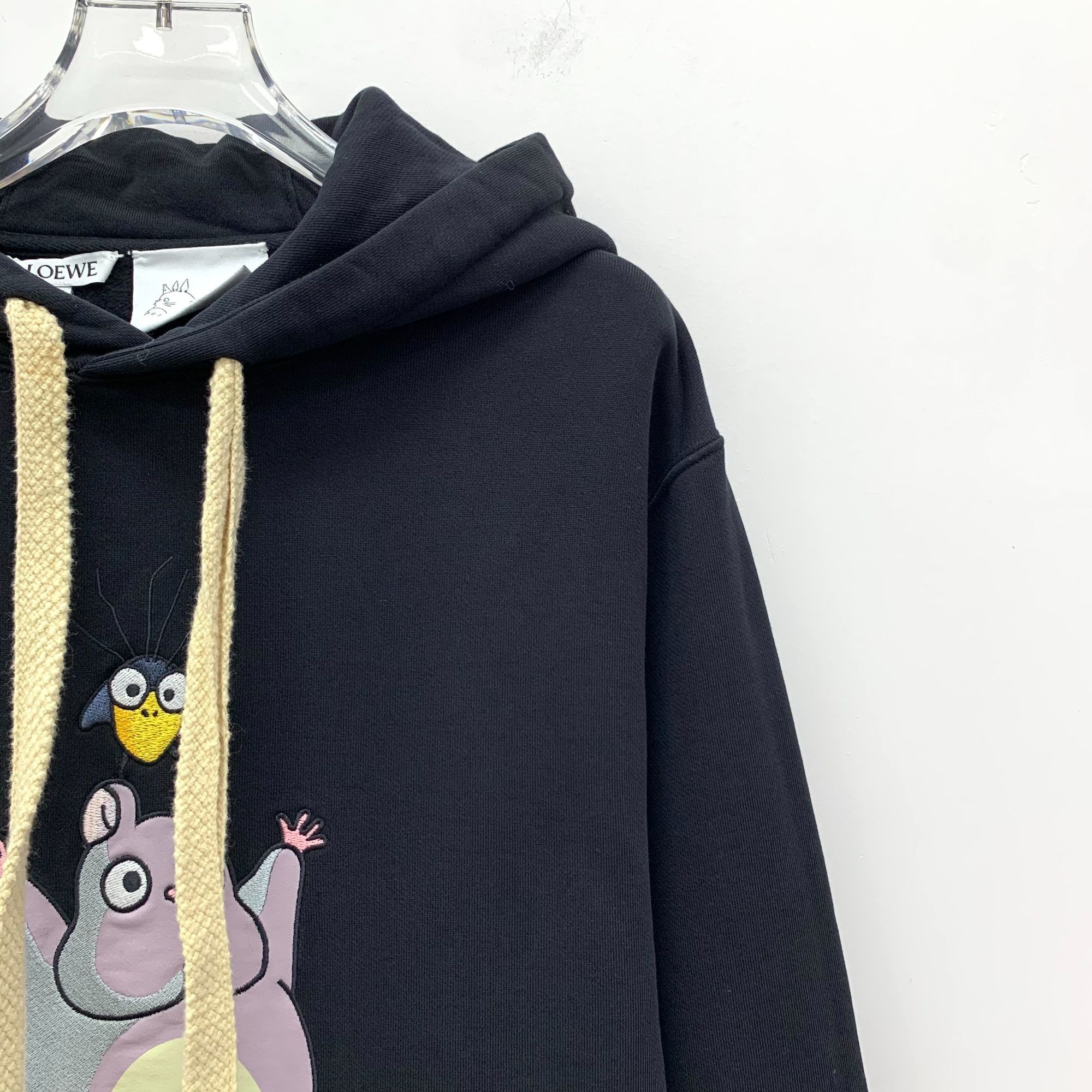 Loewe Loewe X Studio Ghibli Spirited Away Black Hooded Sweatshirt Size XS / US 0-2 / IT 36-38 - 7 Thumbnail