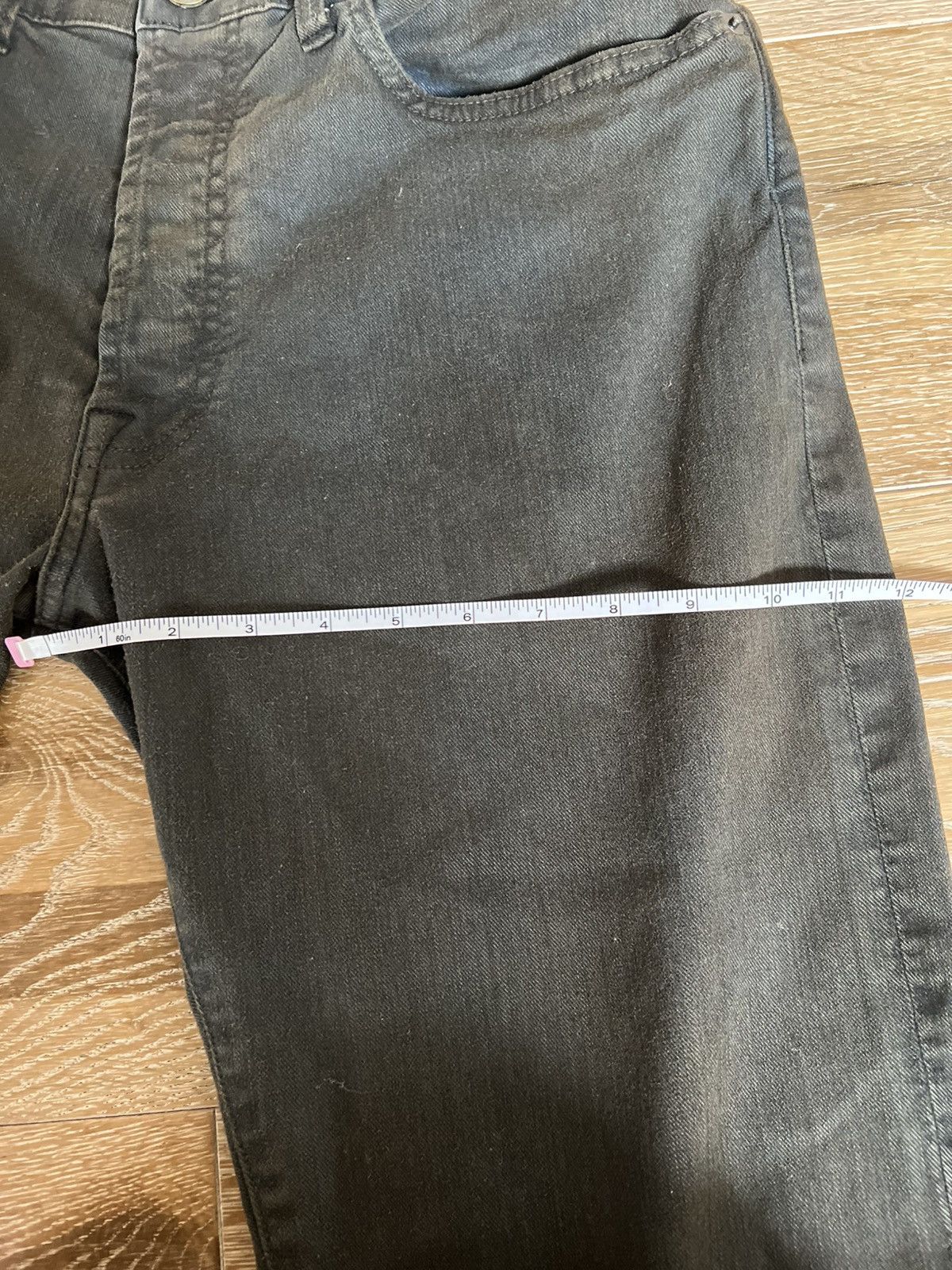 Schaeffers Garment Hotel OIL DYED COATED ITALIAN TWILL 103 JEANS Size US 35 - 6 Thumbnail