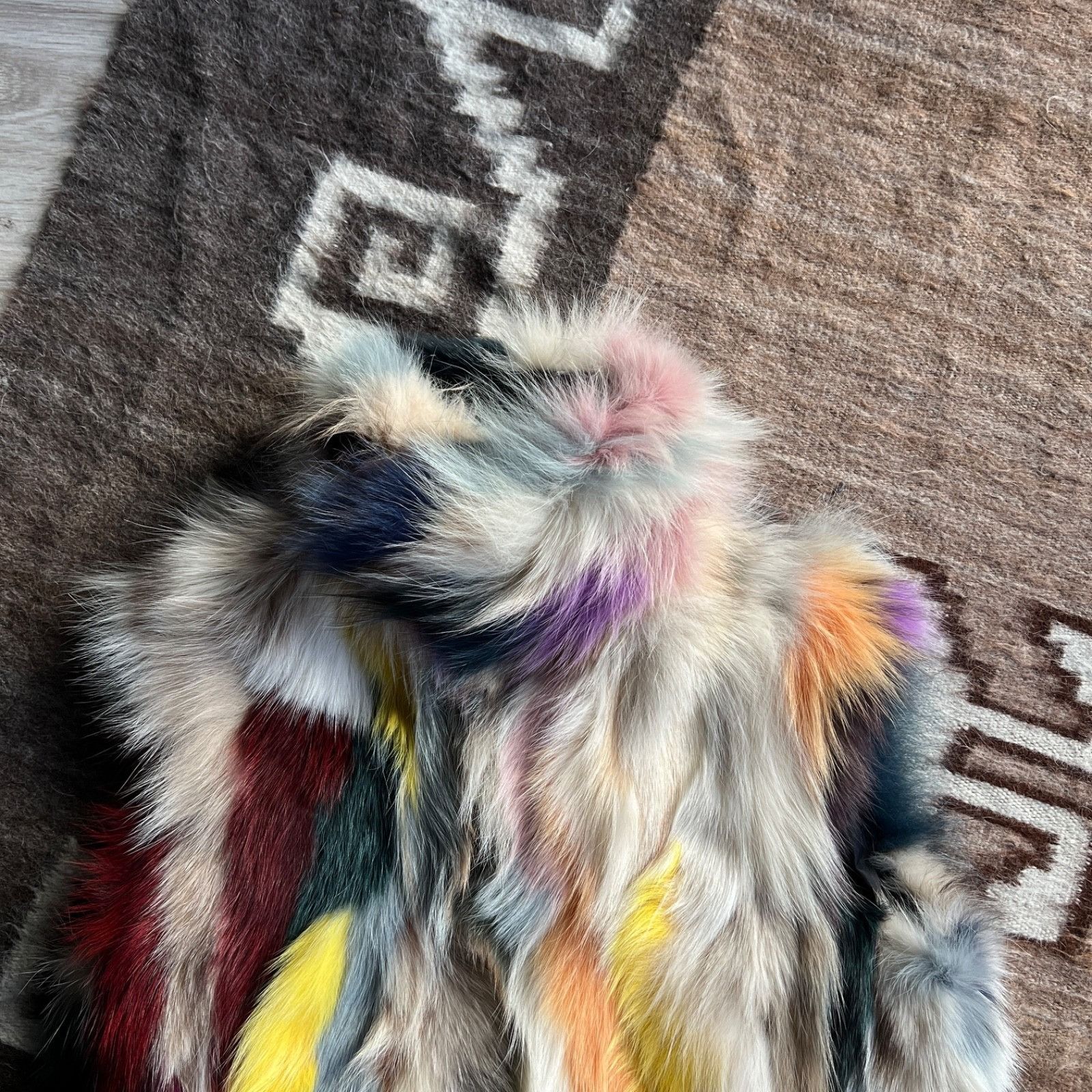 JET SET Jet Set Y2K Faux Fur Fairy Grunge Reversible Vest 9778AC Size S / US 4 / IT 40 - 9 Thumbnail