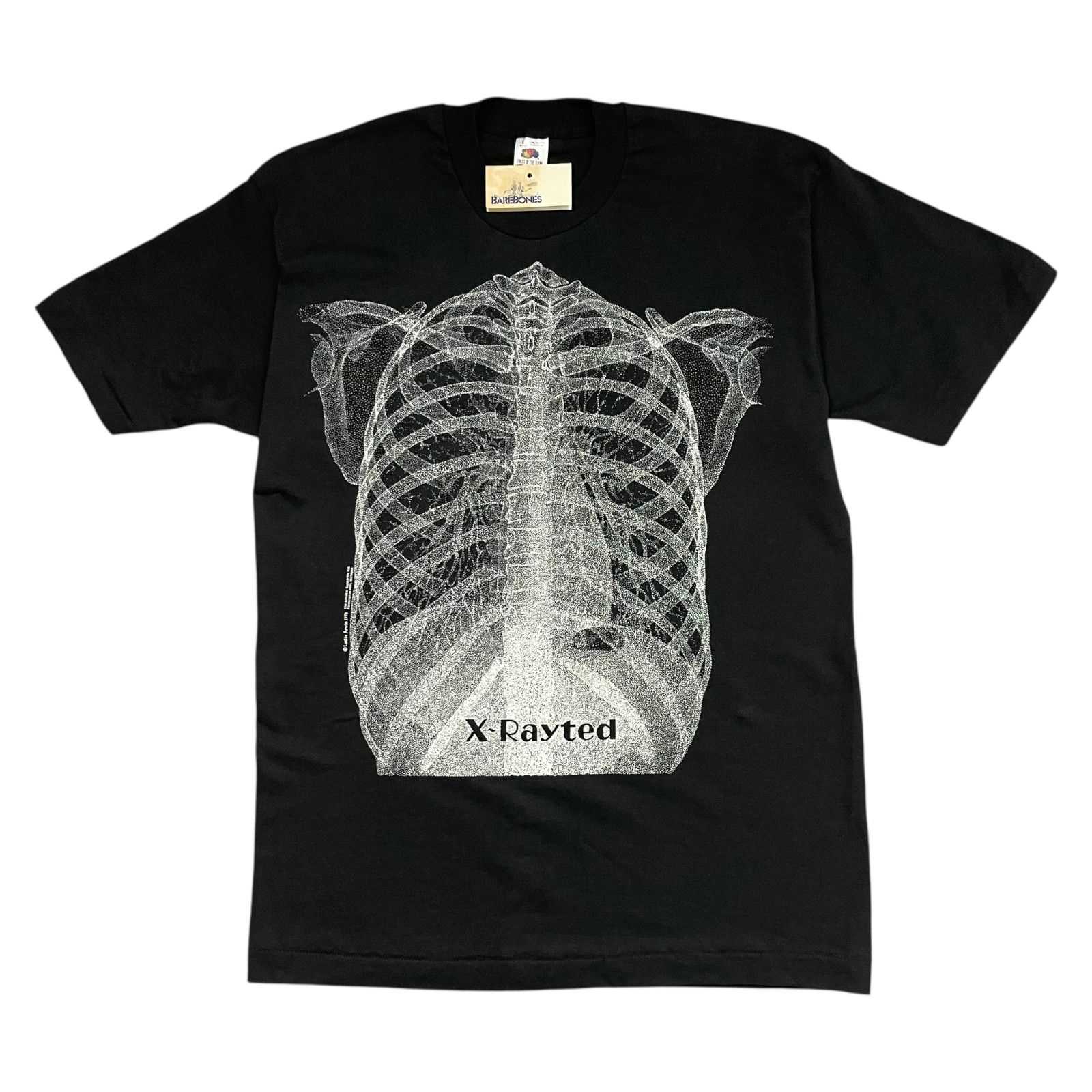 DS 90s LESLIE ARWIN X-RAYTED SKELETON BAREBONES T-SHIRT