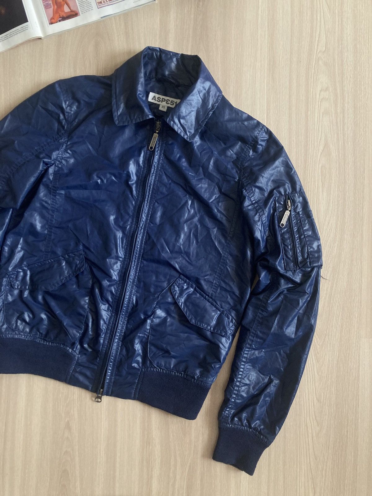 Aspesi Vintage Aspesi Bomber Nylon Jacket Size XS / US 0-2 / IT 36-38 - 4 Thumbnail