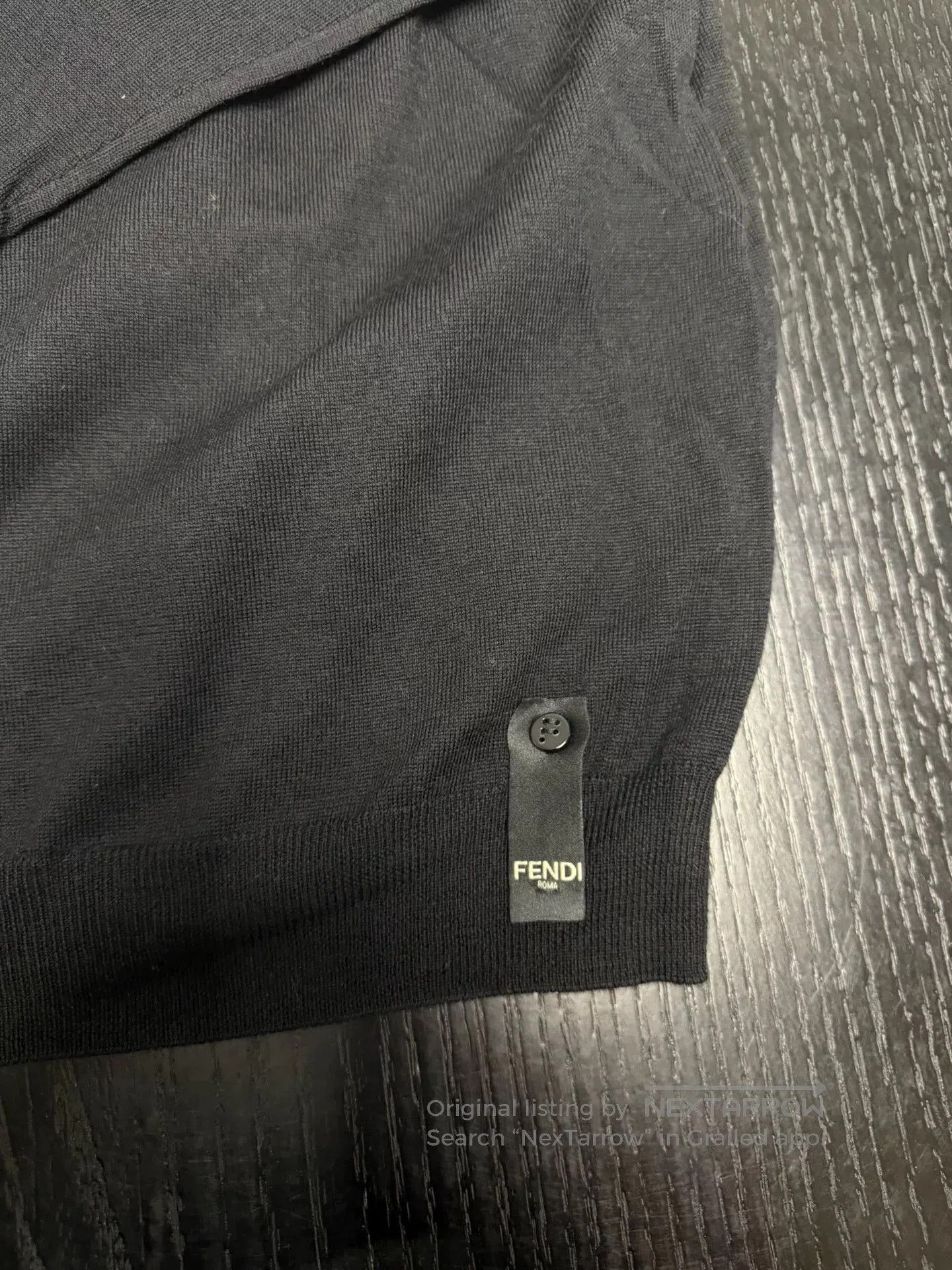 Fendi fendi black sweater with monster design. Size US L / EU 52-54 / 3 - 7 Thumbnail