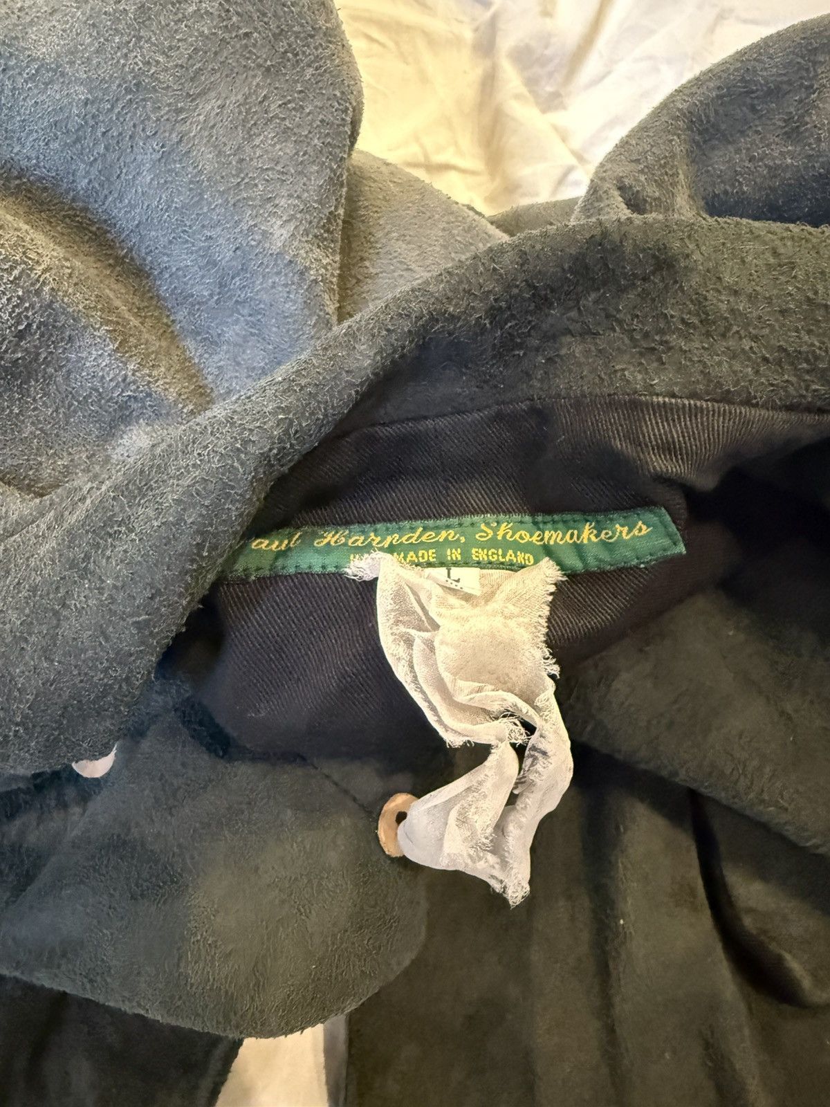 Paul Harnden Shoemakers Green chamois pocket blazer Size US L / EU 52-54 / 3 - 2 Thumbnail