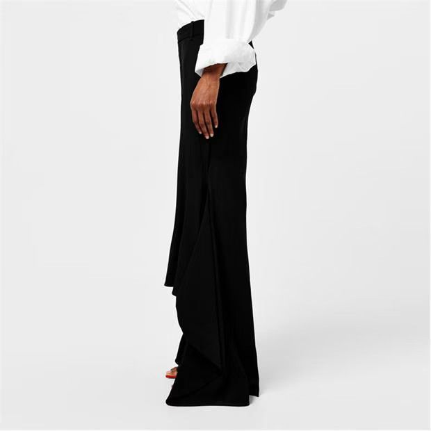 Balenciaga o1y0625 Midi Skirt in Black Size 26" / US 2 / IT 38 - 4 Thumbnail