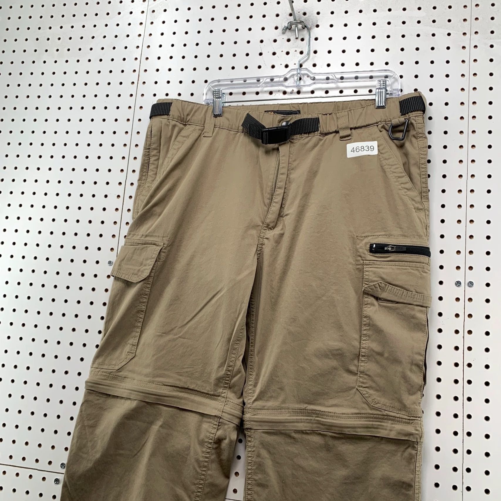 Vintage BC Clothing Convertible Cargo Pants Mens 2XL Khaki Belted Zip Hike Outdoor Skate Cargo Pants Mens 2XL Khaki Belted Zip Convertible Outdoor Skate Size US 39 - 5 Thumbnail