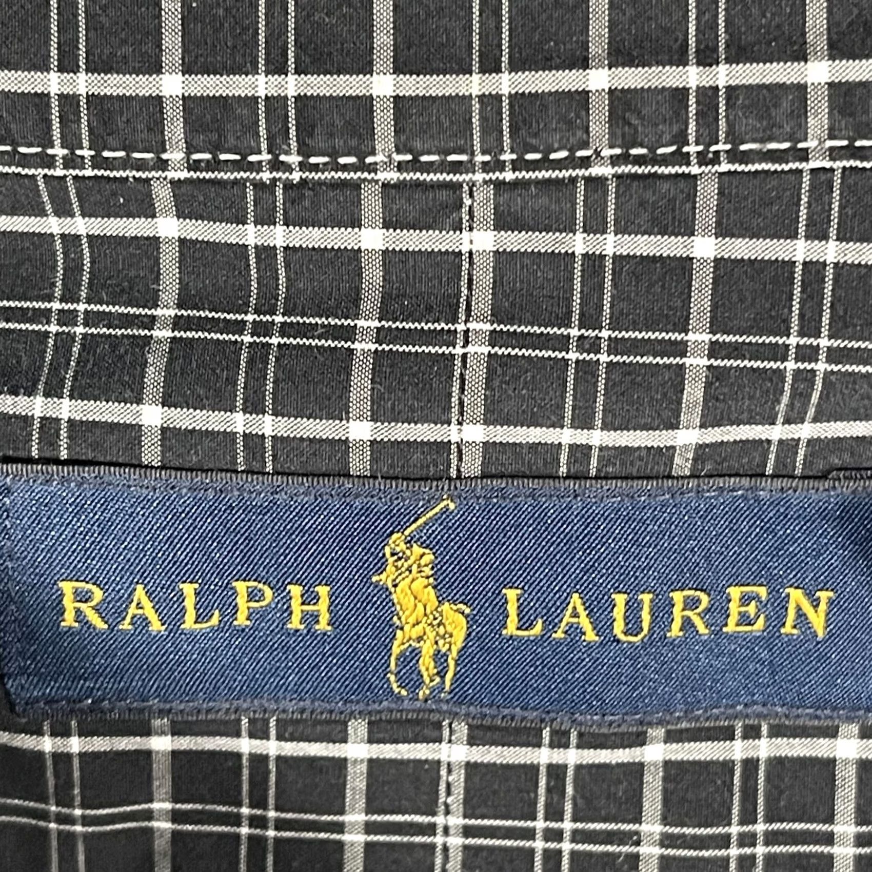 Ralph Lauren Ralph Lauren Shirt Mens 3XLT Black Check Button-Down Long Sleeve Big Tall Shirt Size US XXL / EU 58 / 5 - 5 Thumbnail