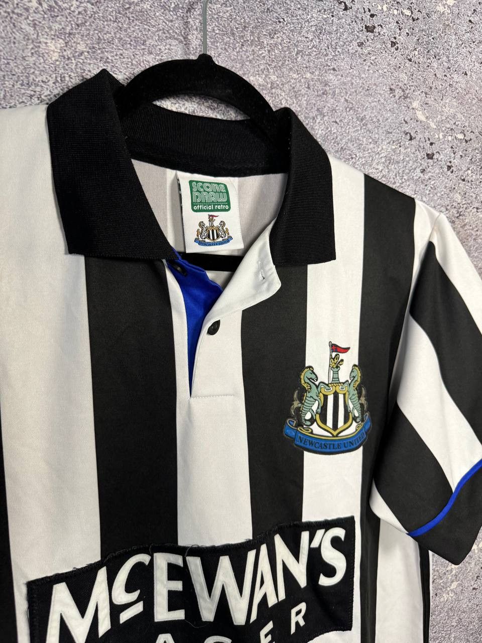Vintage 90's Newcastle United 1993/94 Home 2 Score Draw Jersey Size US S / EU 44-46 / 1 - 9 Thumbnail