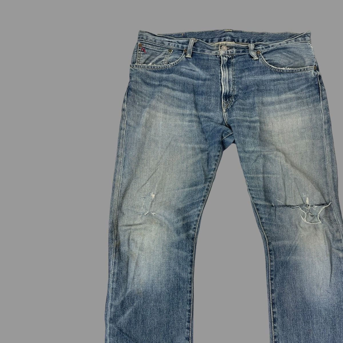 Polo Ralph Lauren Vintage 90s polo Ralph Lauren distressed denim Size US 38 / EU 54 - 2 Thumbnail