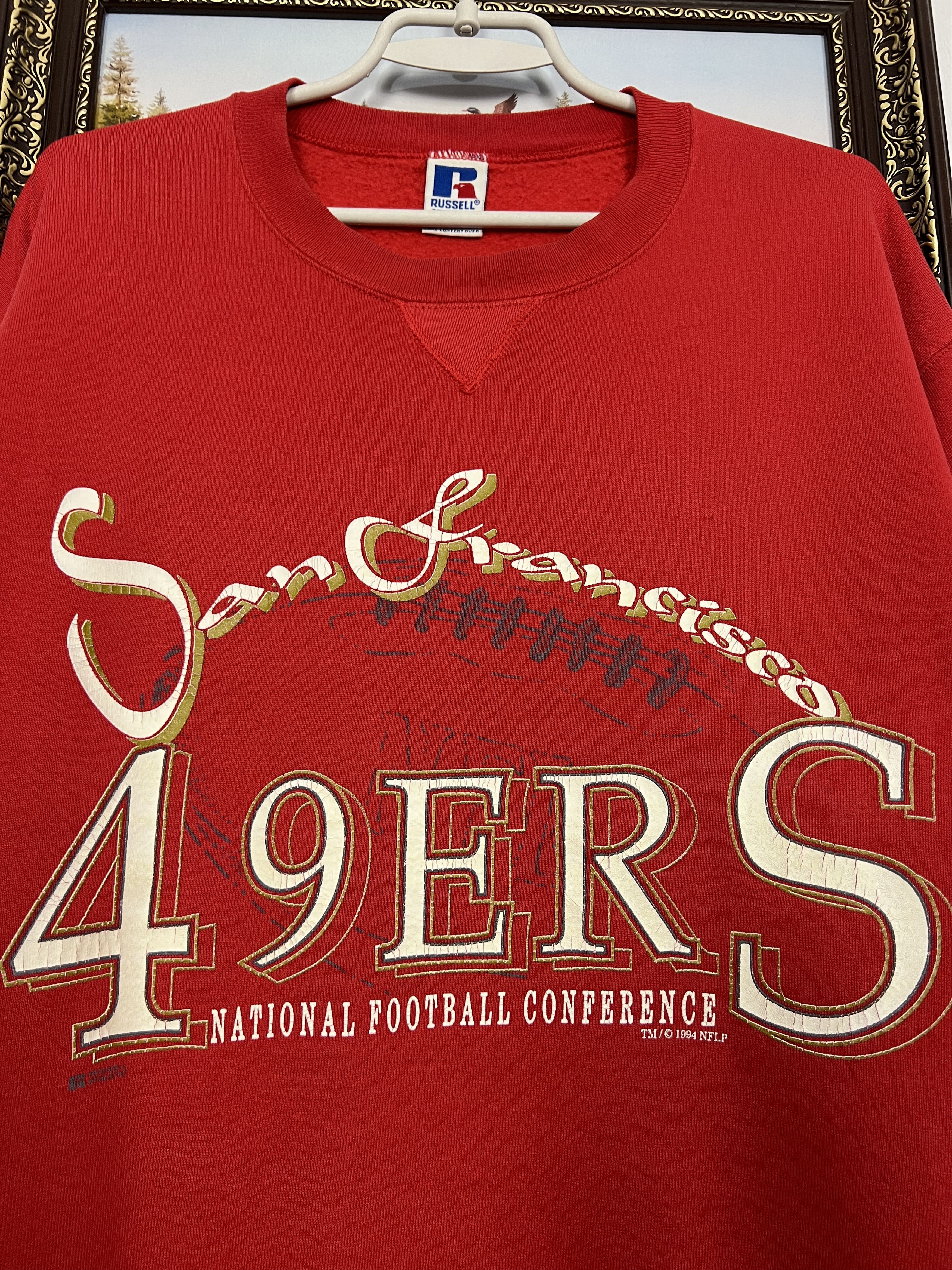 Russell Athletic Vintage NFL 49Ers San Francisco Sweatshirt Crewneck Rare Size US M / EU 48-50 / 2 - 3 Thumbnail