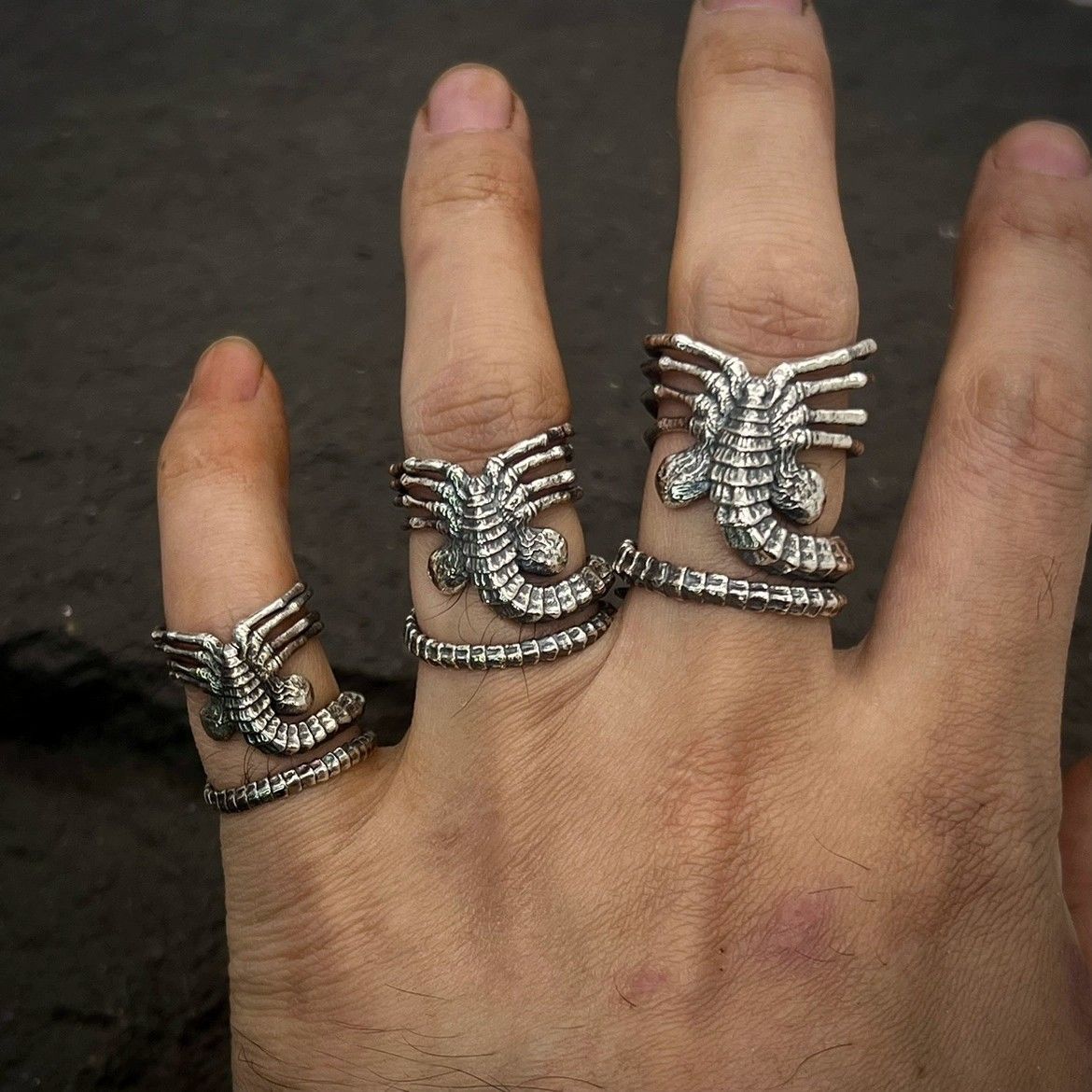 Jewelry Alien Crazy Jewelry Rings Open Size Chrome Ring (Size 7-13) Size ONE SIZE - 3 Thumbnail