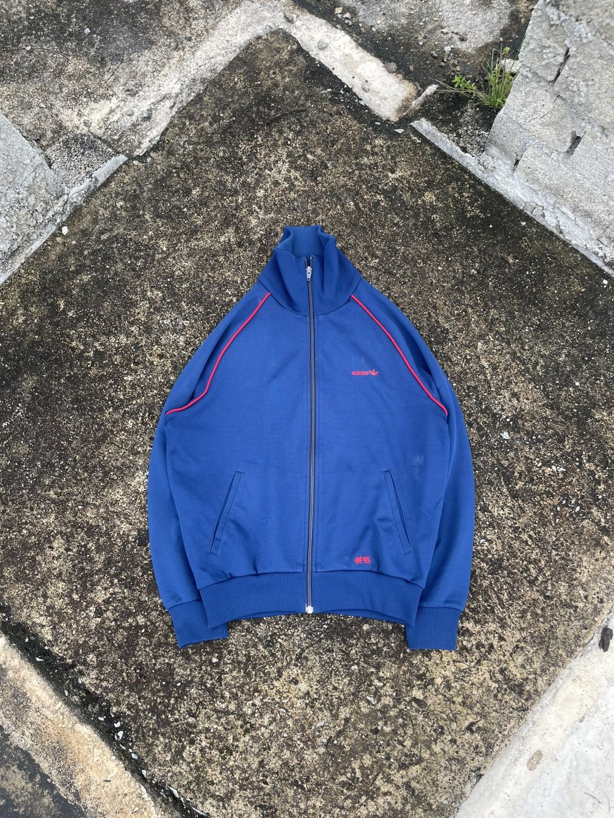 Adidas × Vintage VINTAGE ADIDAS 90s TRACKTOP / SWEATER Size US S / EU 44-46 / 1 - 1 Thumbnail