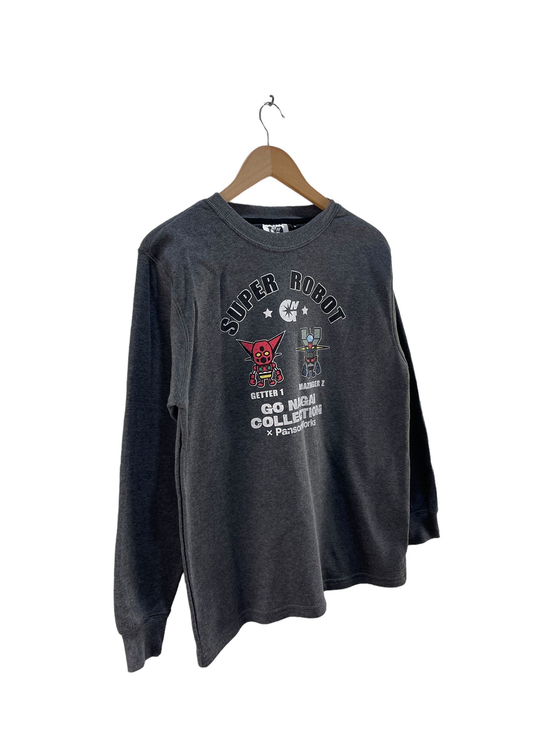 Anime × Japanese Brand Super Robot Go Nagai Collection X Pansonworks Sweatshirt Size US S / EU 44-46 / 1 - 3 Thumbnail
