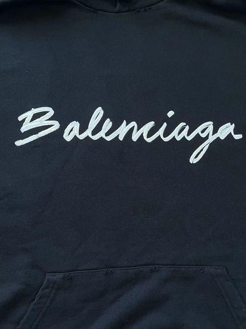 Balenciaga Balenciaga size 1 Handwriting Solid Letter Logo Print Casua Size US XS / EU 42 / 0 - 3 Thumbnail