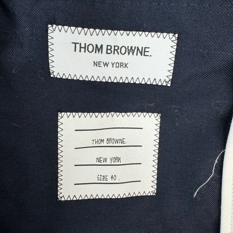 Thom Browne Thom Browne Size 40Dark Blue 4 Bar Women's Suit Jacket 2501 Size XS / US 0-2 / IT 36-38 - 7 Thumbnail