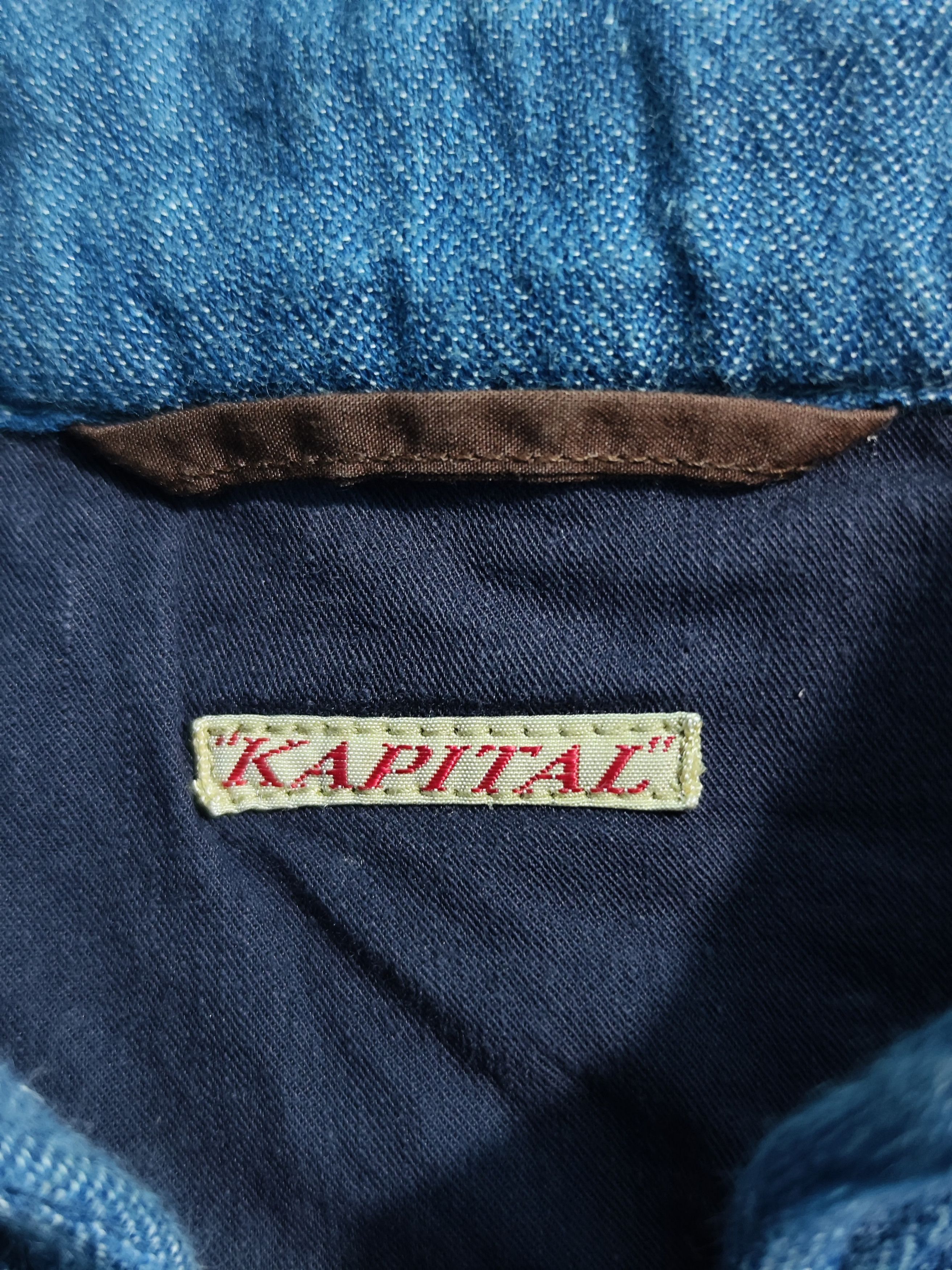 Kapital Kapital Breasted Sailor Indigo Denim Jacket Size US S / EU 44-46 / 1 - 6 Thumbnail