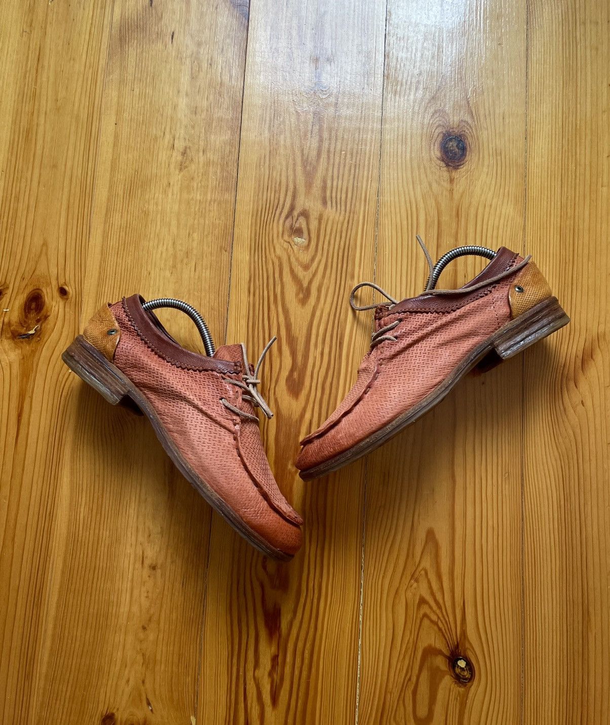 A.S.98 A.S.98 Leather Boat Reddish Brown Loafers Air Step Size US 8 / EU 41 - 1 Thumbnail