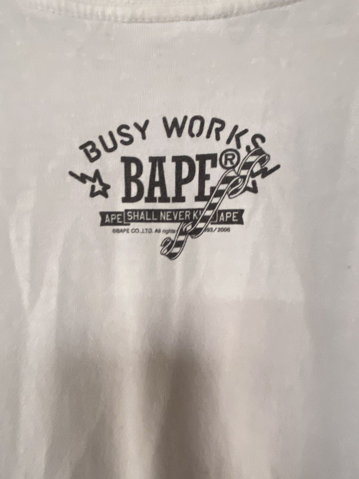 Bape × Vintage Vintage Bape sta busy work 2006 tee Size US M / EU 48-50 / 2 - 8 Thumbnail