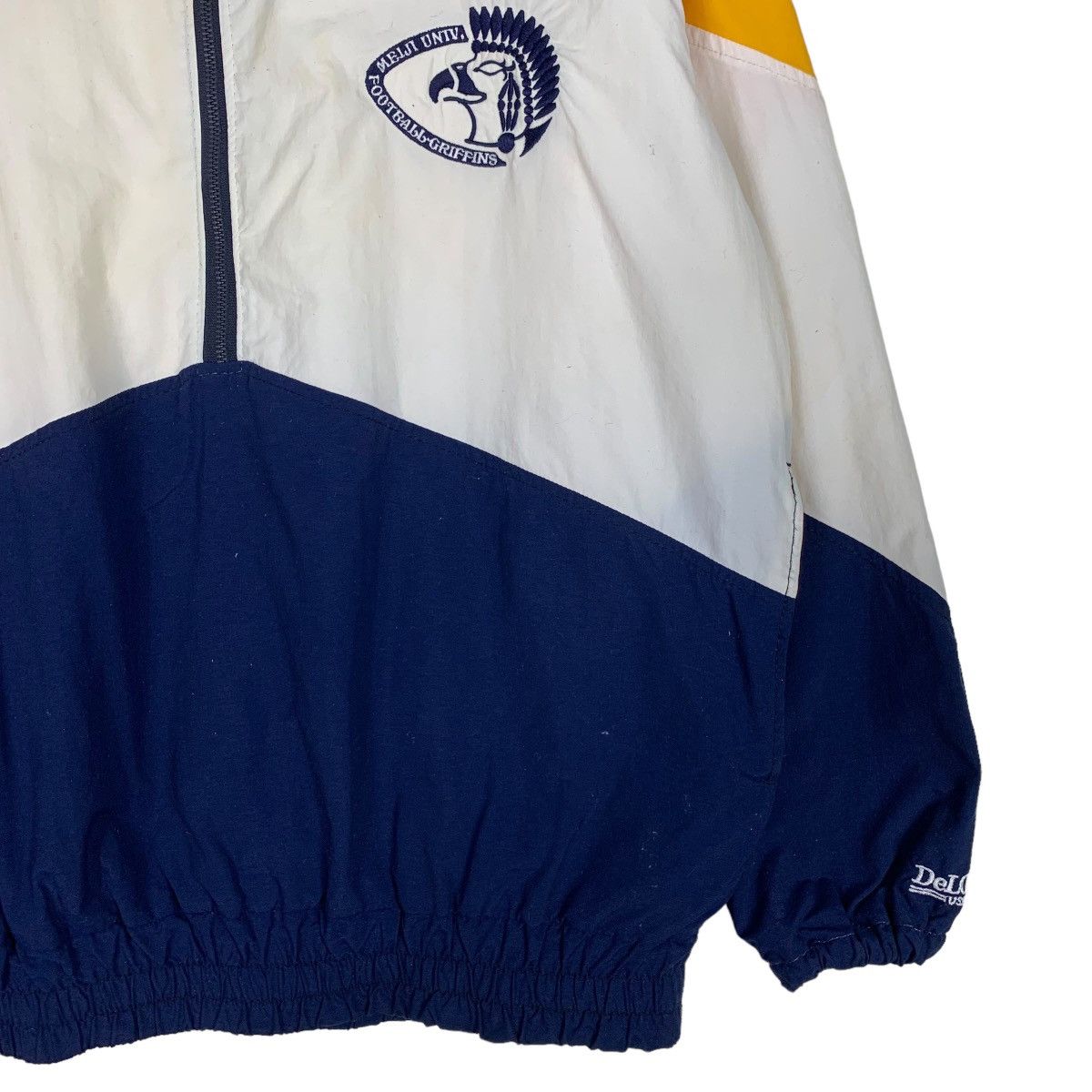Delong Meiji University Football Griffins Half Zip Jacket #0598-C28 Size US L / EU 52-54 / 3 - 6 Thumbnail