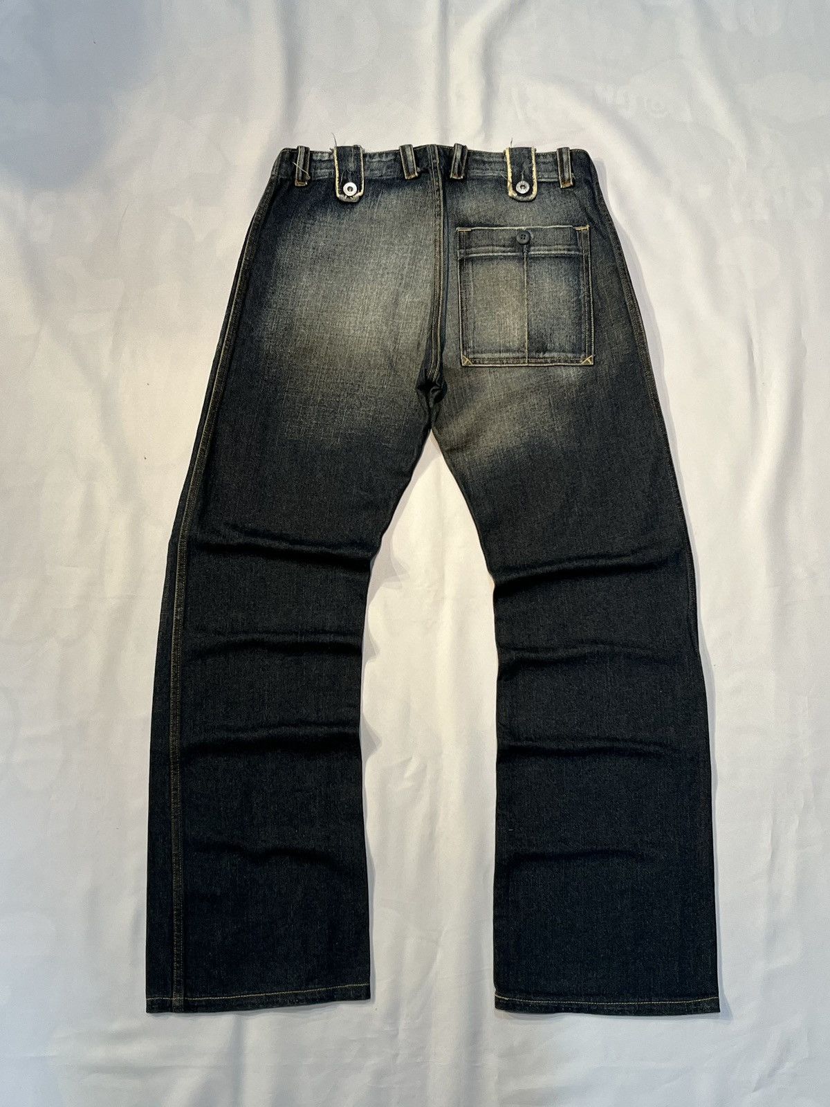Diesel × Japanese Brand VINTAGE DIESEL Y2K DISTRESSED JEAN DENIM PANTS Size US 28 / EU 44 - 2 Thumbnail