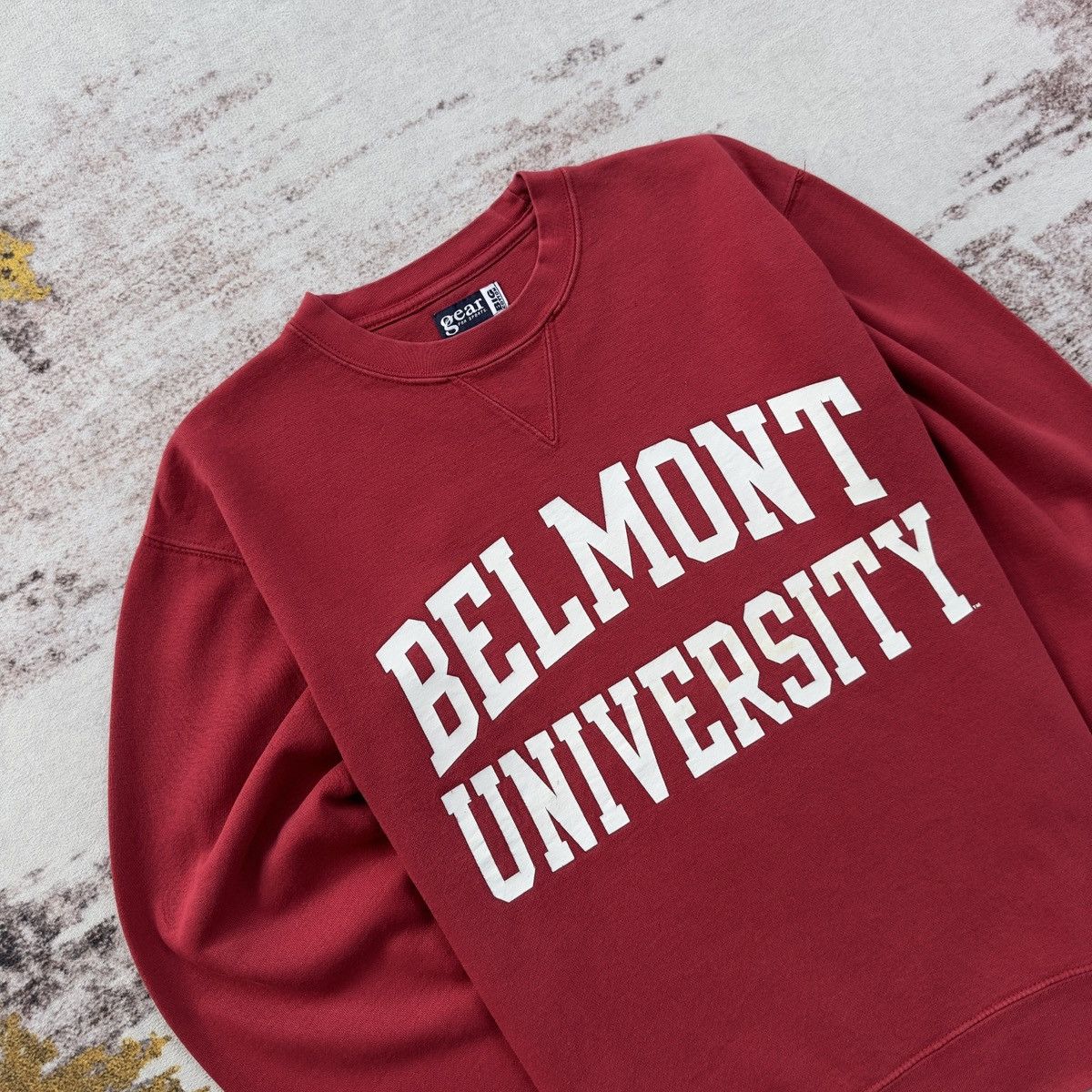 Vintage VINTAGE BELMONT UNIVERSITY AMERICAN COLLEGE SPELL OUT Size US S / EU 44-46 / 1 - 3 Thumbnail