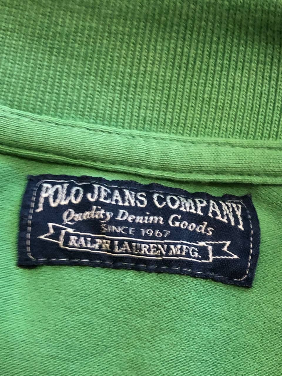 Polo Ralph Lauren Vintage Polo Ralph Lauren Green Polo Size M Size US M / EU 48-50 / 2 - 2 Thumbnail