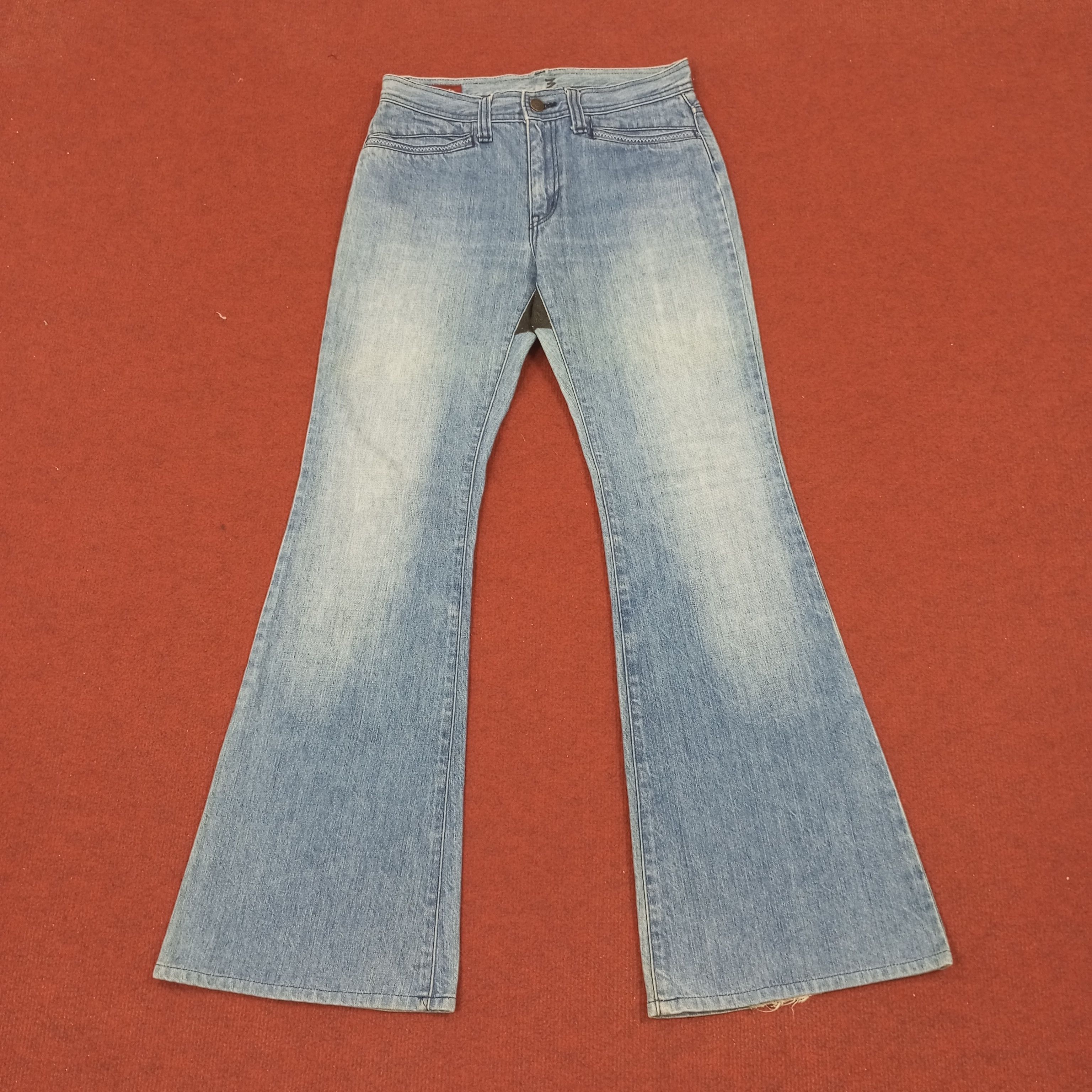 Hysteric Glamour × Japanese Brand × Vintage Hysteric Glamour Japanese Brand Bootcut Style Custom Jeans Size 28" / US 6 / IT 42 - 4 Thumbnail
