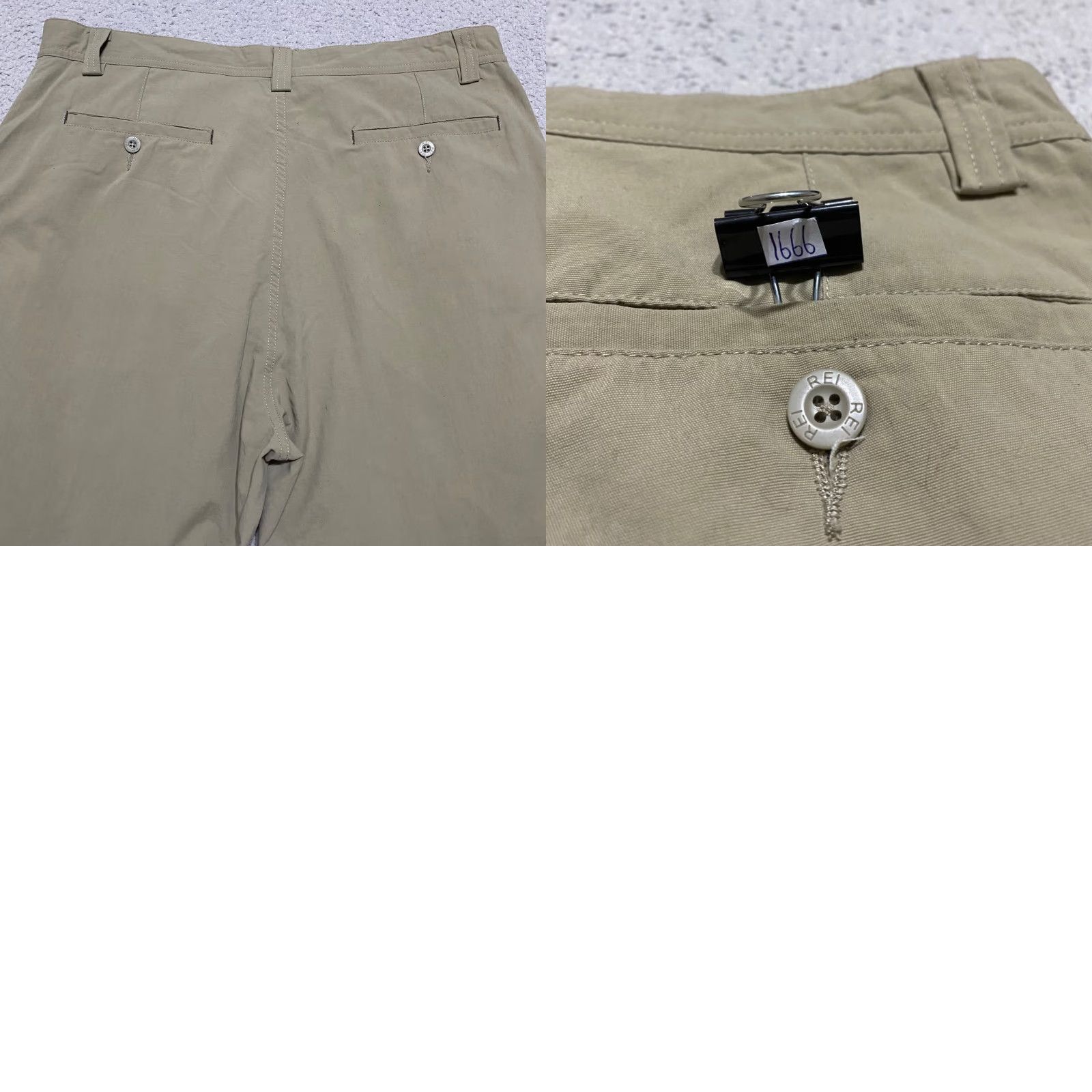 Vintage REI Pants Beige 38x32 Cargo Straight Mid Pants Mens Regular Beige 38x32 Cargo Pocket Nylon UPF 40 Outdoor Hiking Nature 90s Mens Size US 38 / EU 54 - 9 Thumbnail