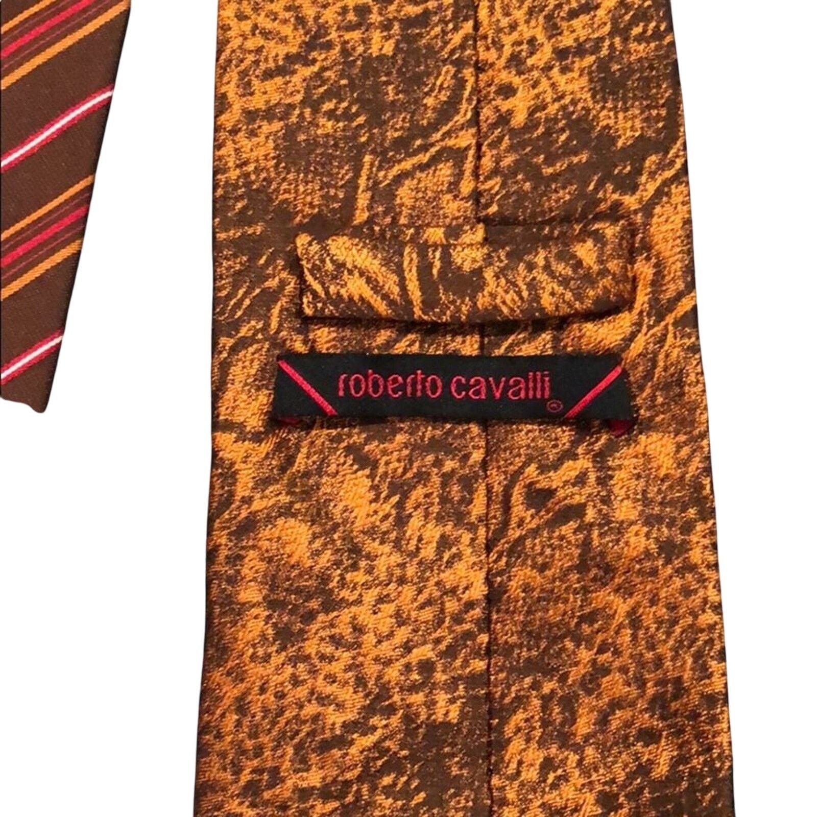 Roberto Cavalli Vintage Roberto Cavalli Reptile Tie | 3.5” wide Size ONE SIZE - 2 Thumbnail