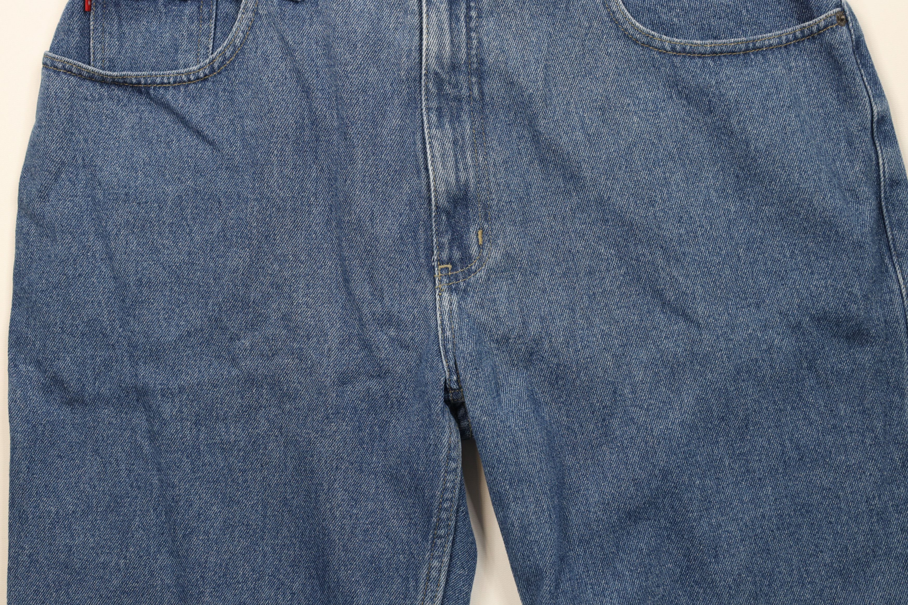 Vintage Deadstock Vintage 90s Streetwear Fit Denim Jean Shorts Jorts Size US 34 / EU 50 - 3 Thumbnail