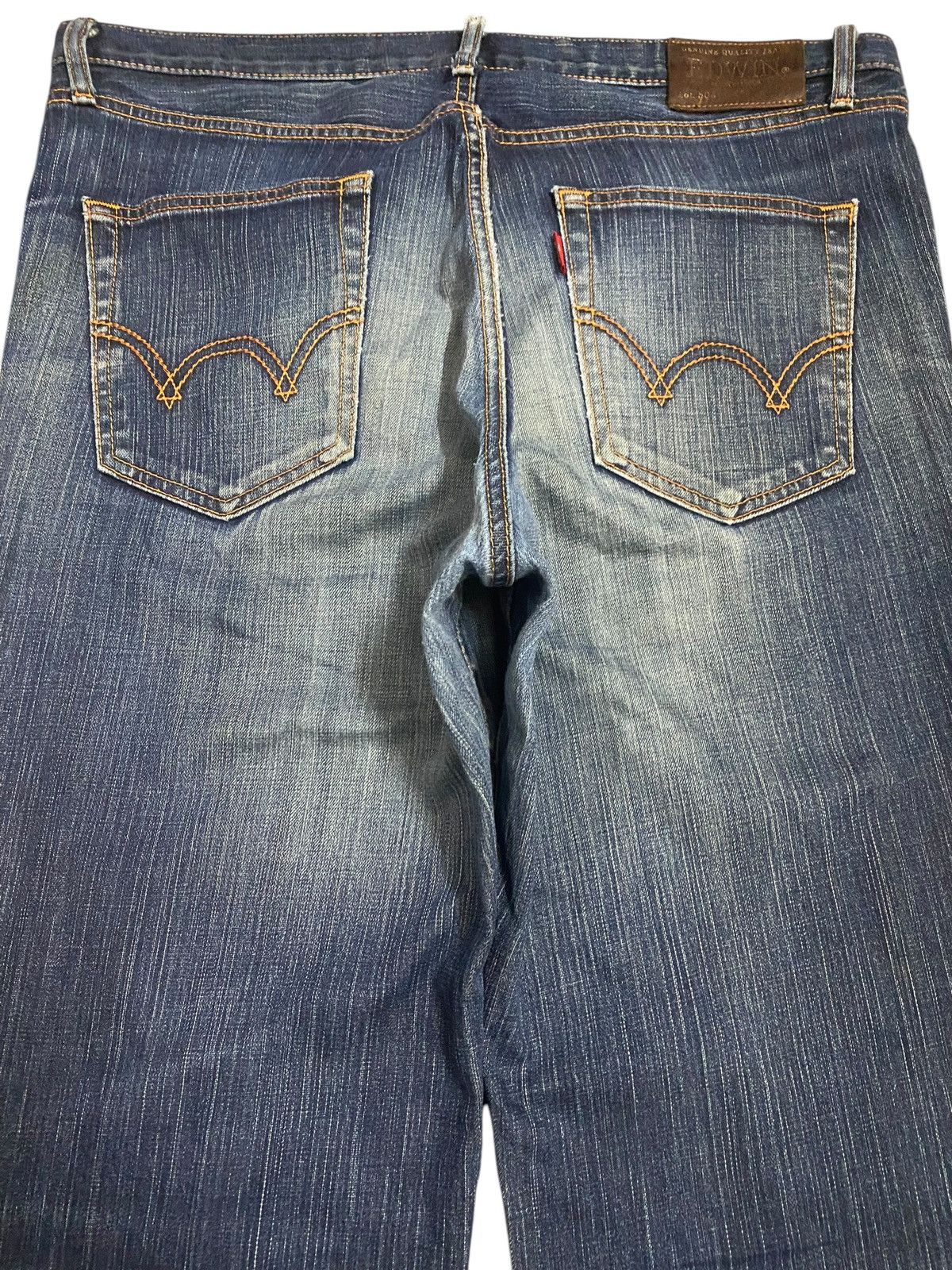 Edwin Vintage JapaneseBrands Edwin 504 Distressed Loose Jeans Size US 39 - 4 Thumbnail