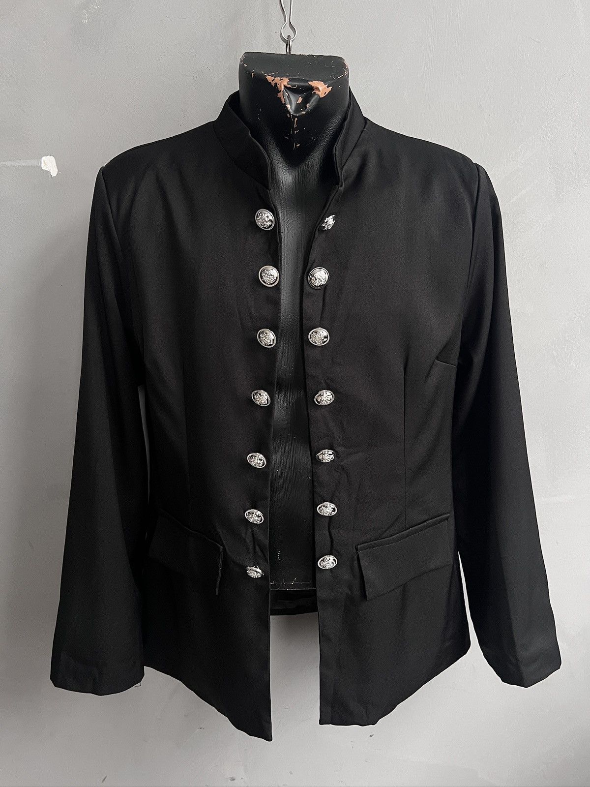 Le Grande Bleu (L.G.B.) Hussar Napoleon jacket black opium hysteric glamour style Size US M / EU 48-50 / 2 - 1 Thumbnail