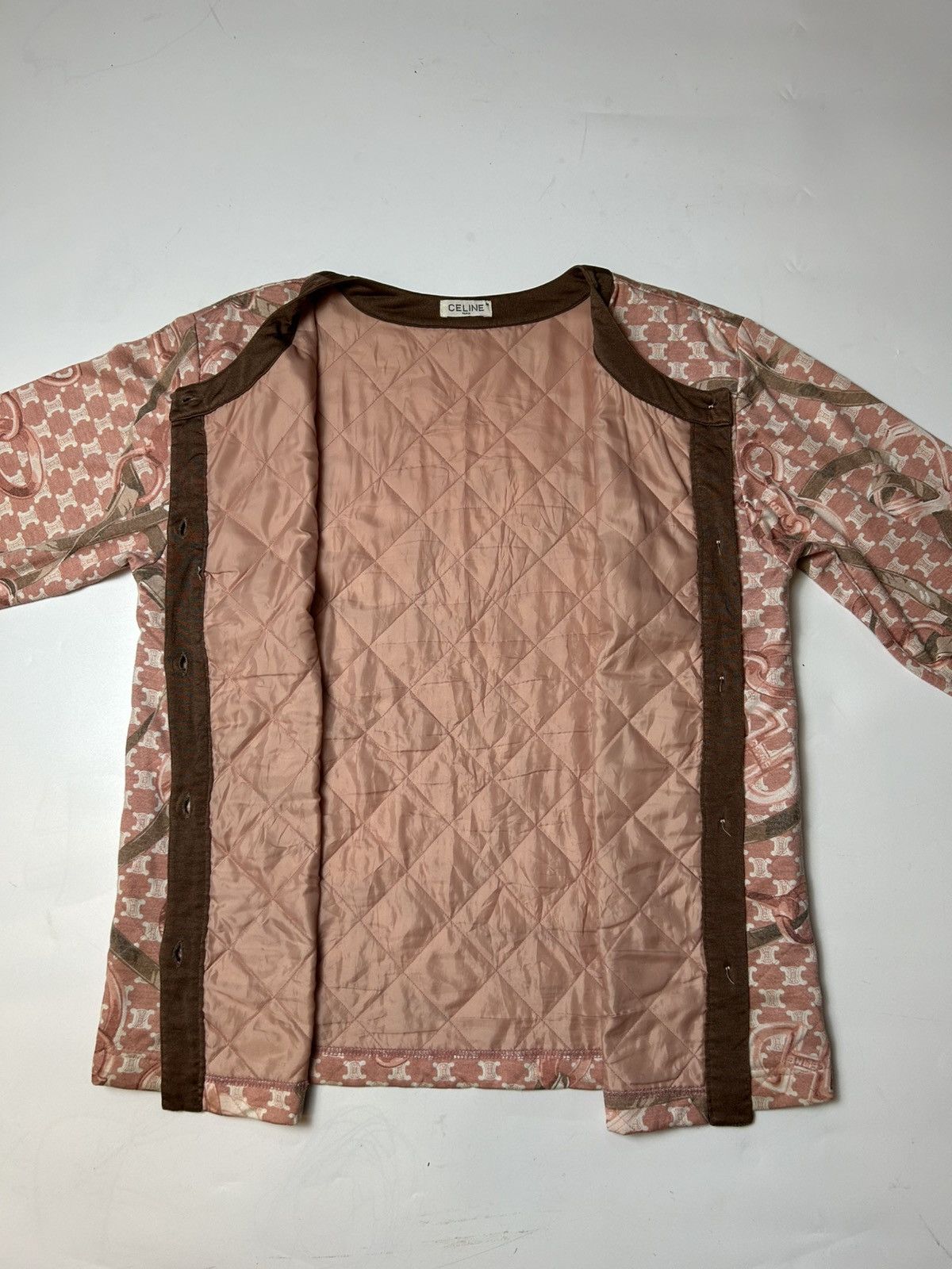 Celine × Designer CELINE MONOGRAM BUTTON UP CARDIGAN Size M / US 6-8 / IT 42-44 - 4 Thumbnail