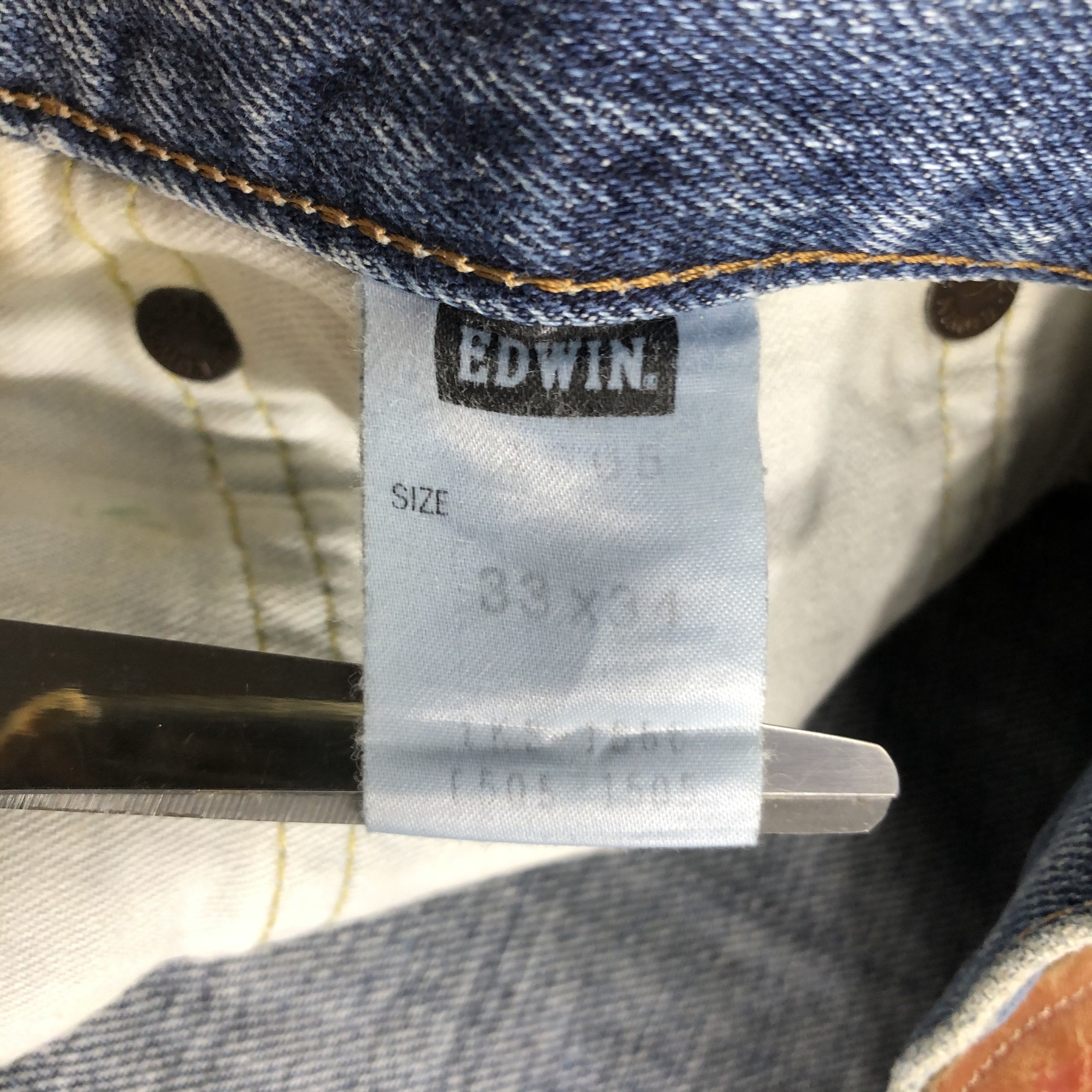 Edwin Vintage Blue Wash Edwin 505 Selvedge Jeans-JM3532 Size US 35 - 9 Thumbnail