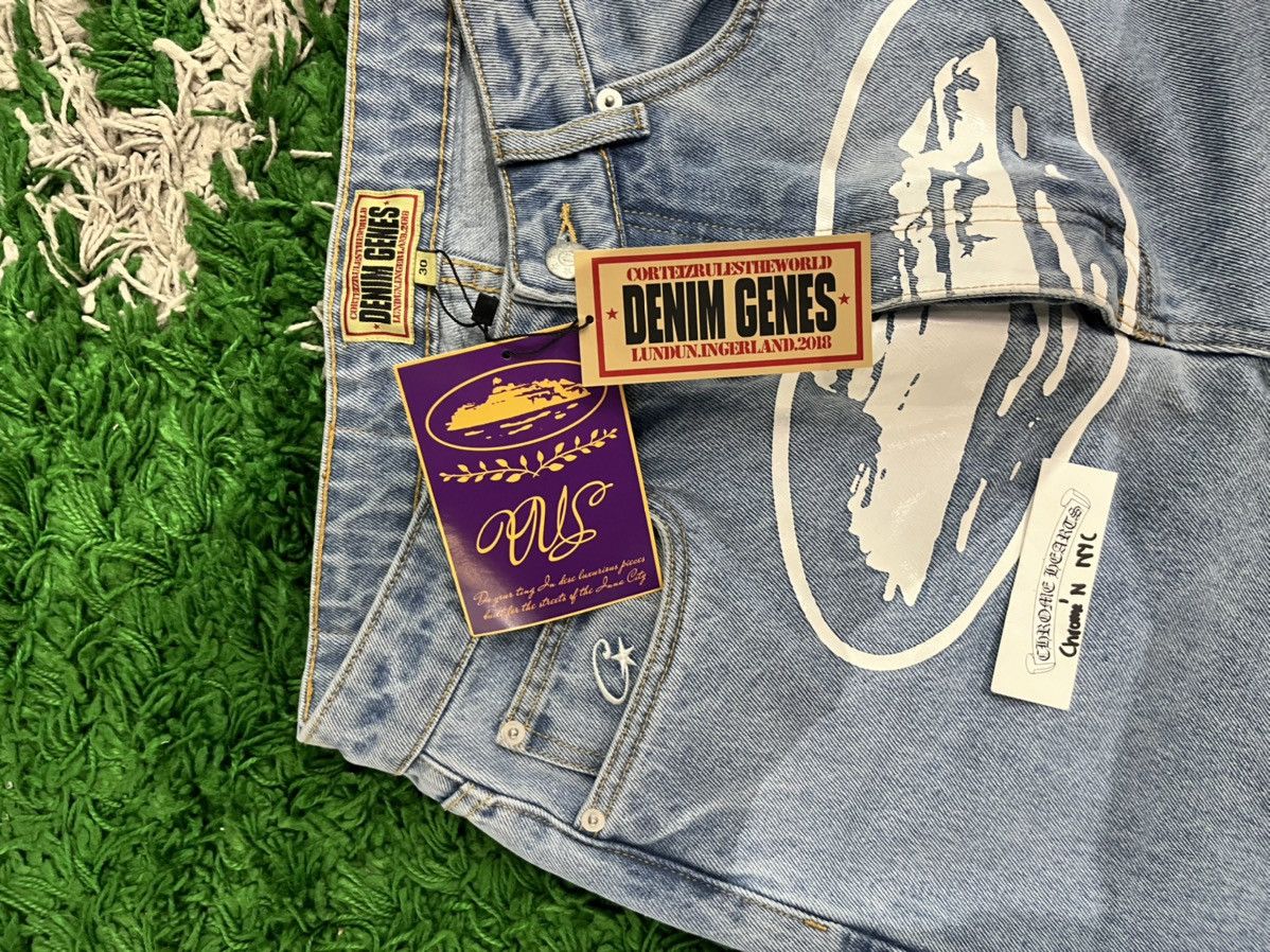 Corteiz BRAND NEW Corteiz Light Wash Alcatraz Jeans Size US 30 / EU 46 - 3 Thumbnail