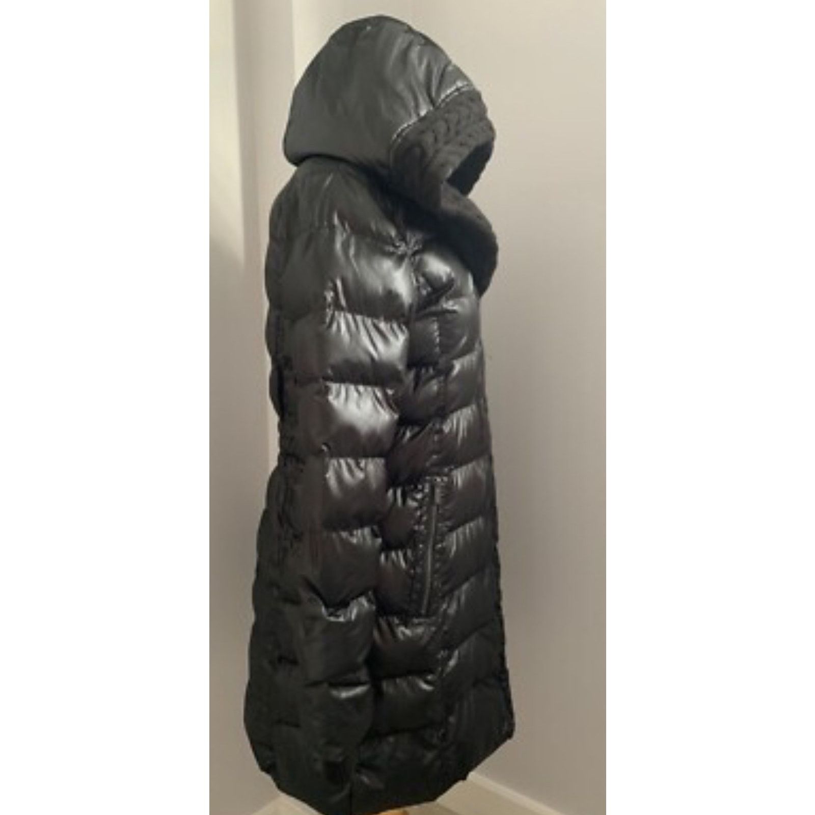 DKNY DKNY Women's Quilted Hooded Down Coat Puffer Size L / US 10 / IT 46 - 2 Thumbnail