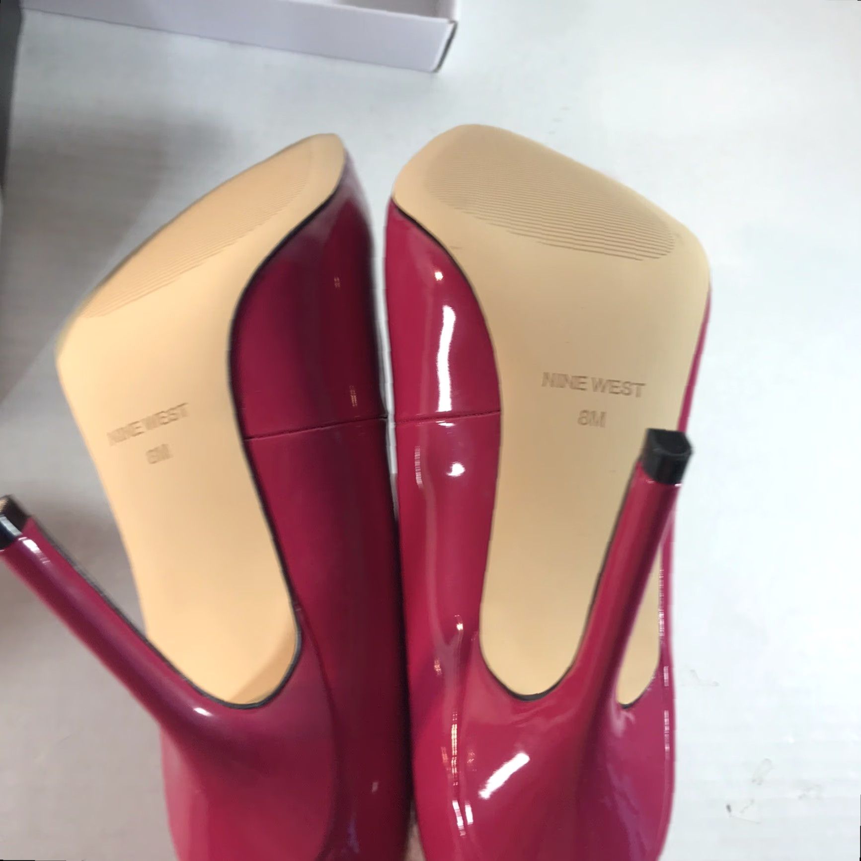 Nine West Nine West Pink Patent Leather Heels 4in Stiletto Pump Womens Size 8M New Size US 8 / IT 38 - 6 Thumbnail