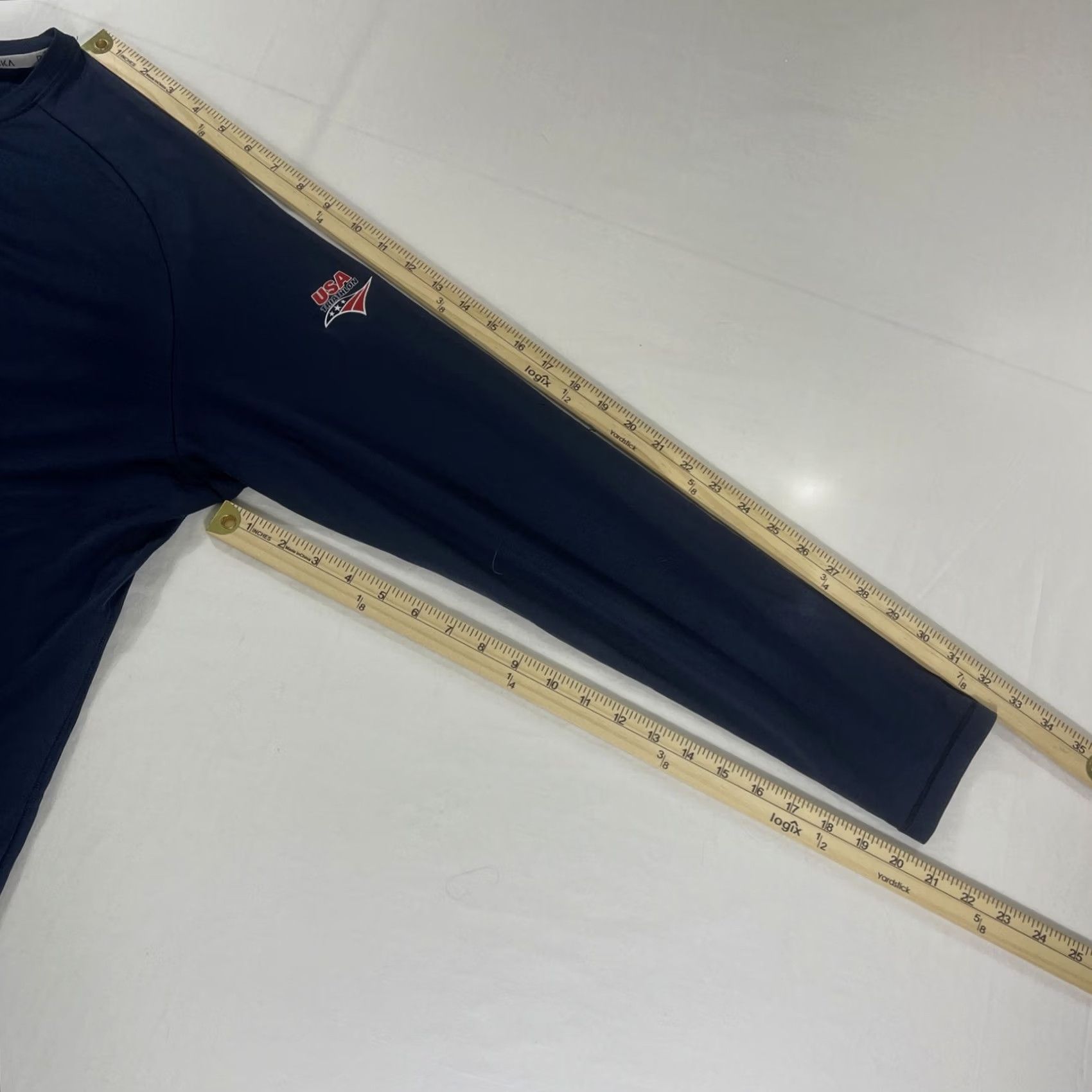 Vintage NAVY Roka Jersey Shirt Long Sleeve 4XL Navy USA Triathlon Zip Mock Neck Sports 90s (if applicable) Size US XXL / EU 58 / 5 - 7 Thumbnail