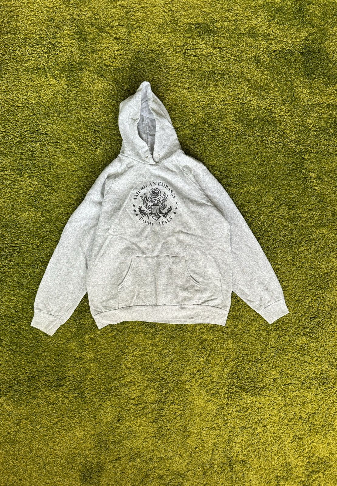 Vintage 🇺🇸 American Embassy 90s vintage hoodie Size US XL / EU 56 / 4 - 1 Thumbnail