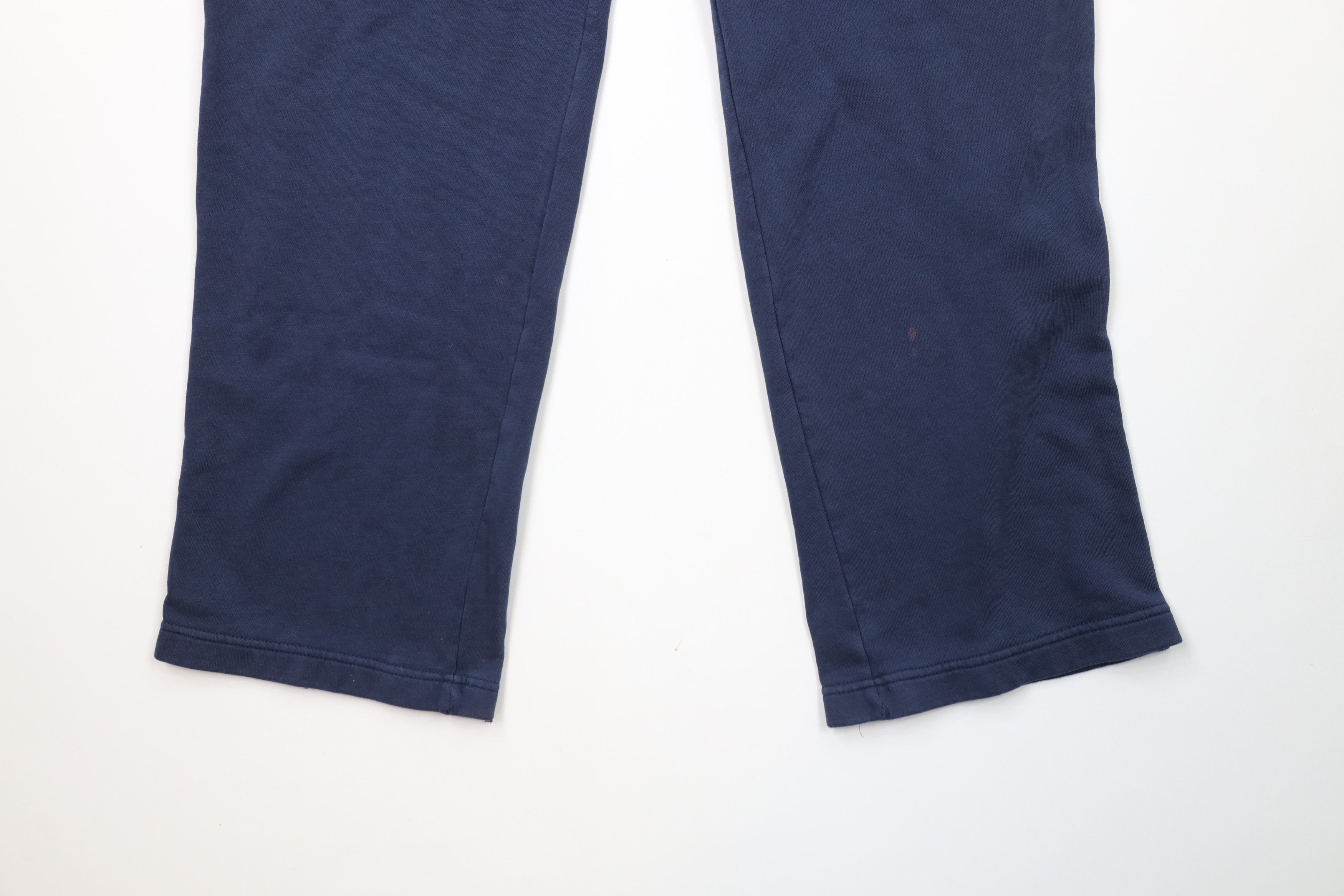 Nike × Vintage Vintage Nike Scott Mini Swoosh Wide Leg Sweatpants Blue Size US 38 / EU 54 - 4 Thumbnail