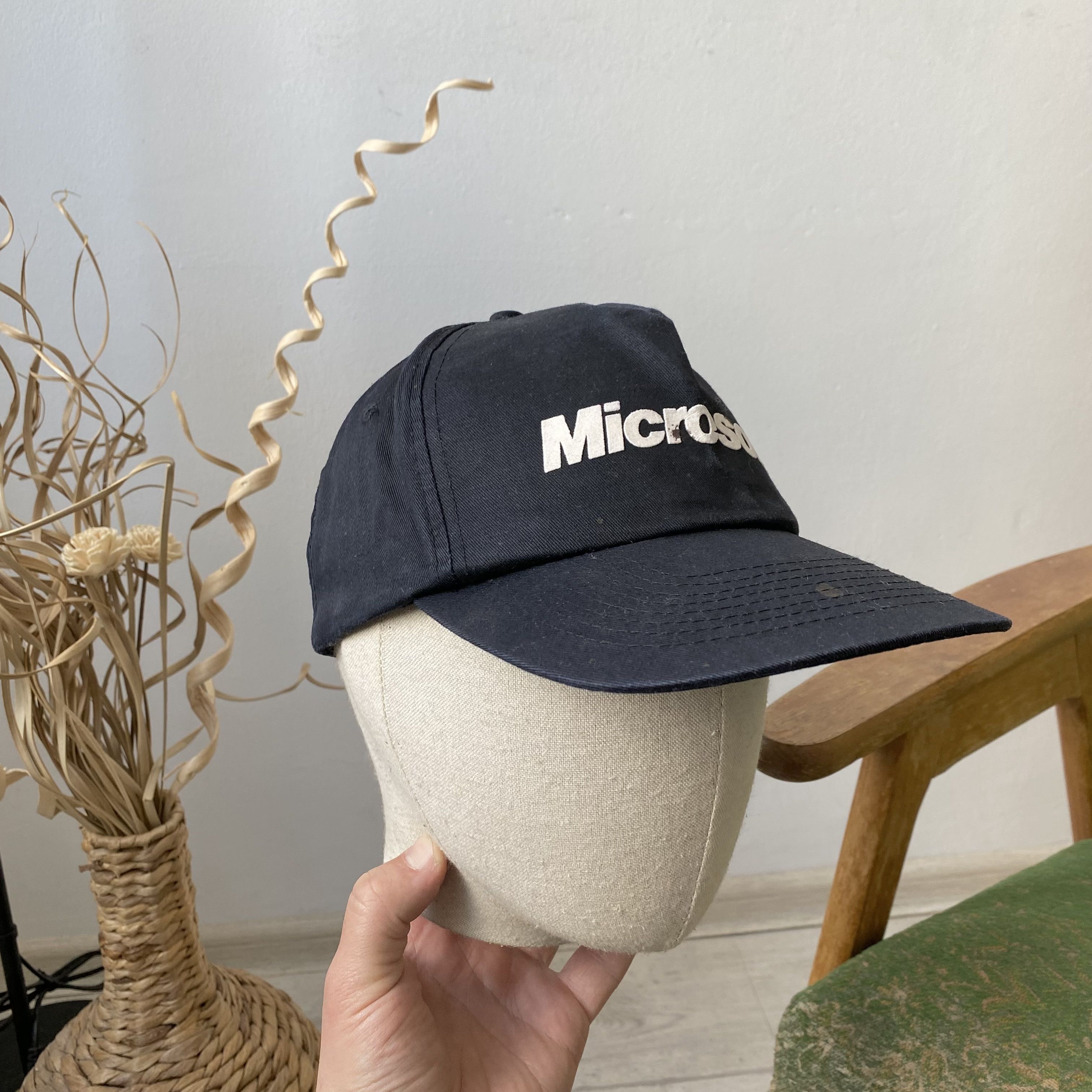 Microsoft Vintage 80-90s Mocrosoft Cap dad hat Y2K streetwear Size ONE SIZE - 2 Thumbnail